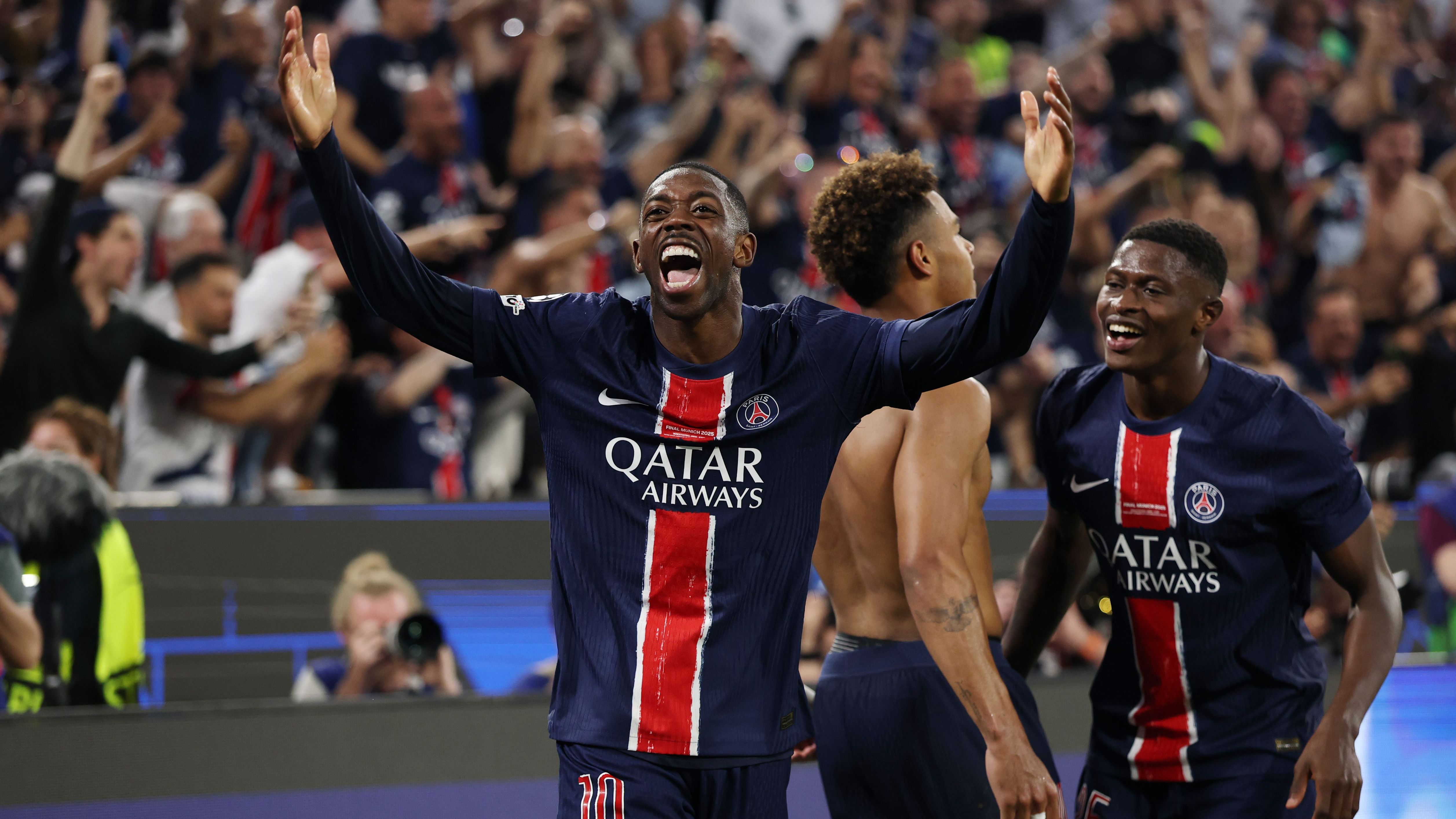 Ousmane Dembele named Champions League Player of the Season as winners PSG dominate best XI - but Lamine Yamal & one Arsenal player also make the cut | Goal.com UK