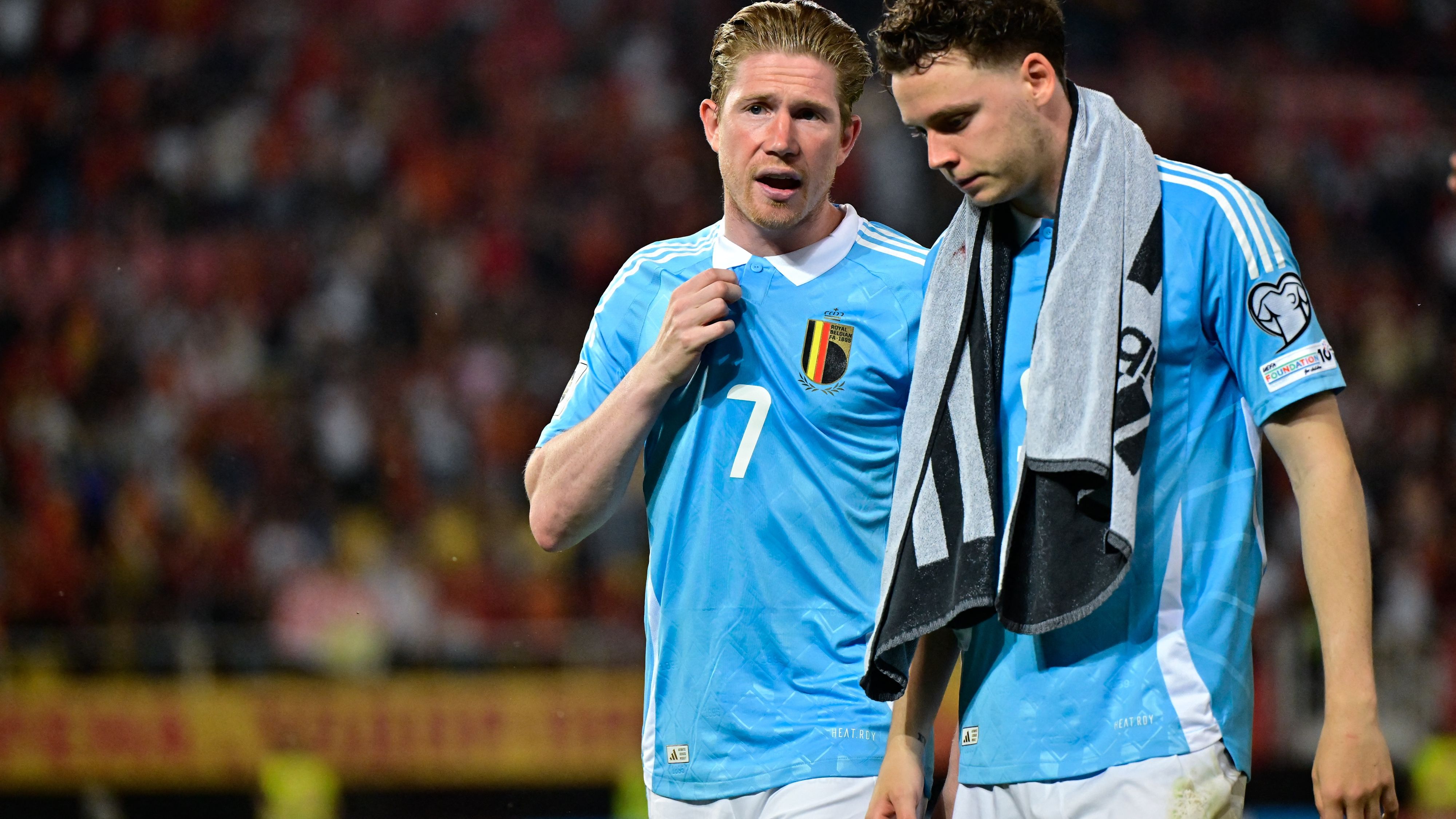 SOCCER WORLD CUP QUALIF NORTH MACEDONIA VS BELGIUM