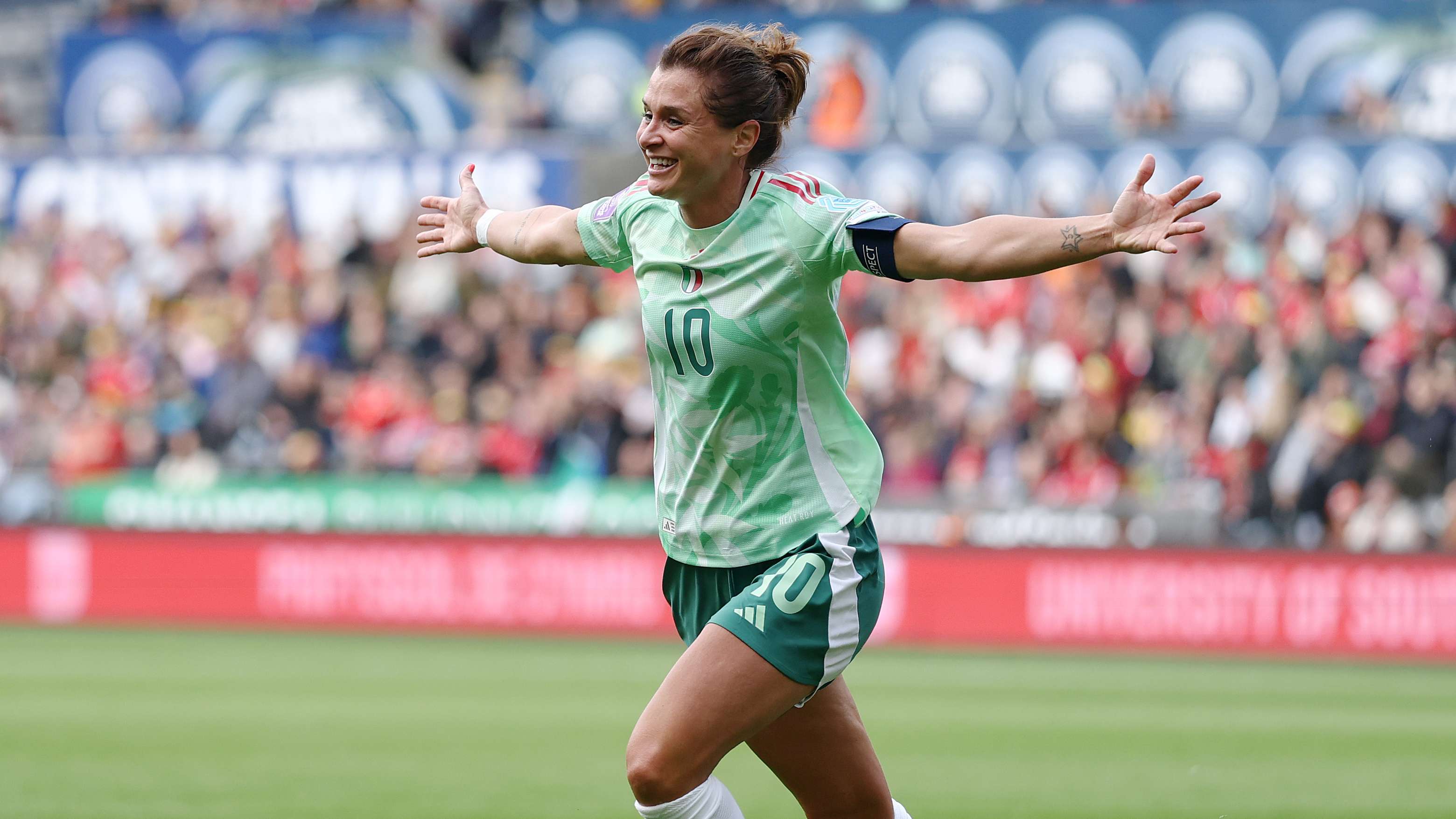 Wales v Italy - UEFA Women's Nations League 2024/25 Grp A4 MD6