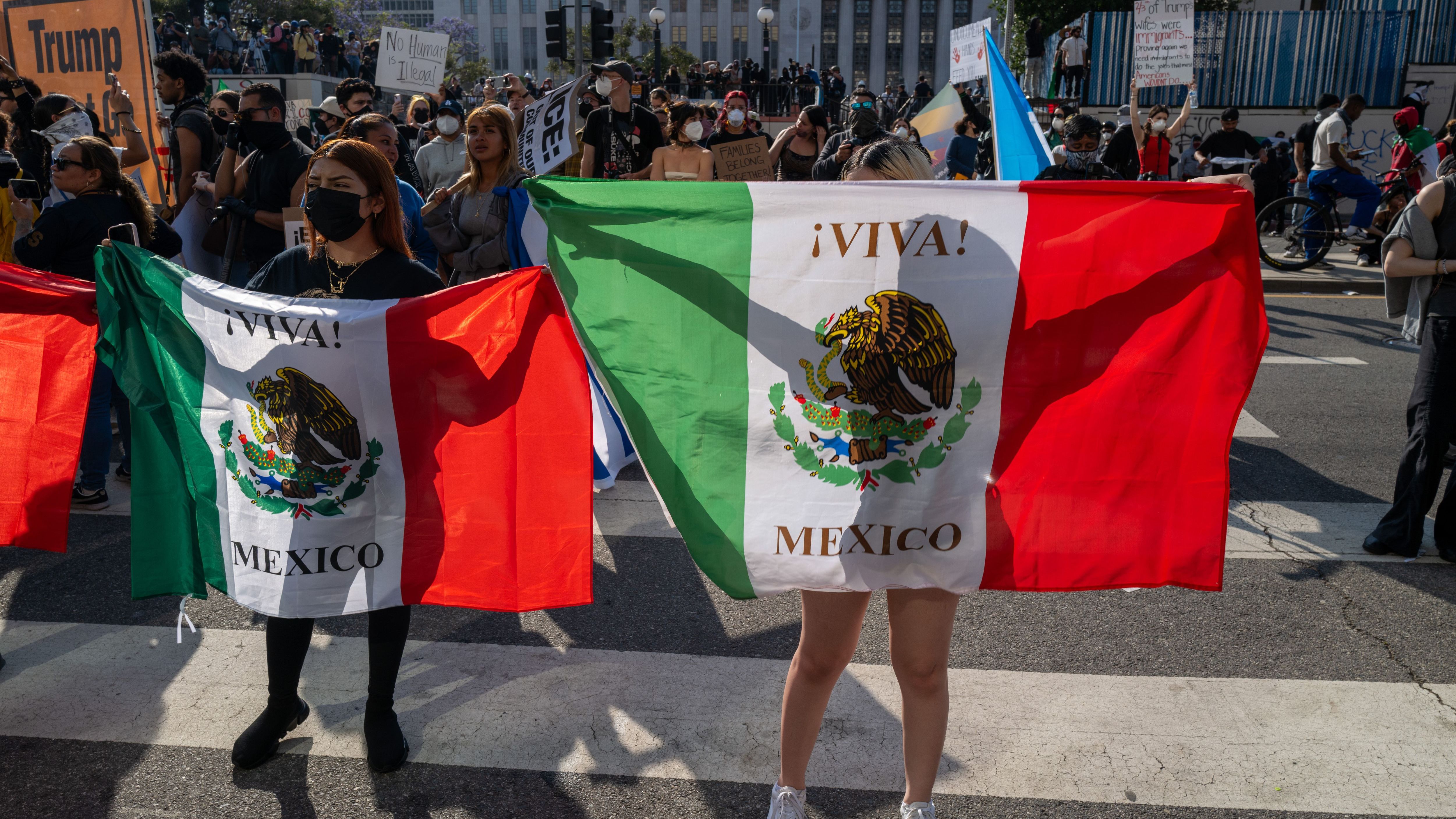 Protests Erupt In L.A. County Sparked By Federal Immigration Raids