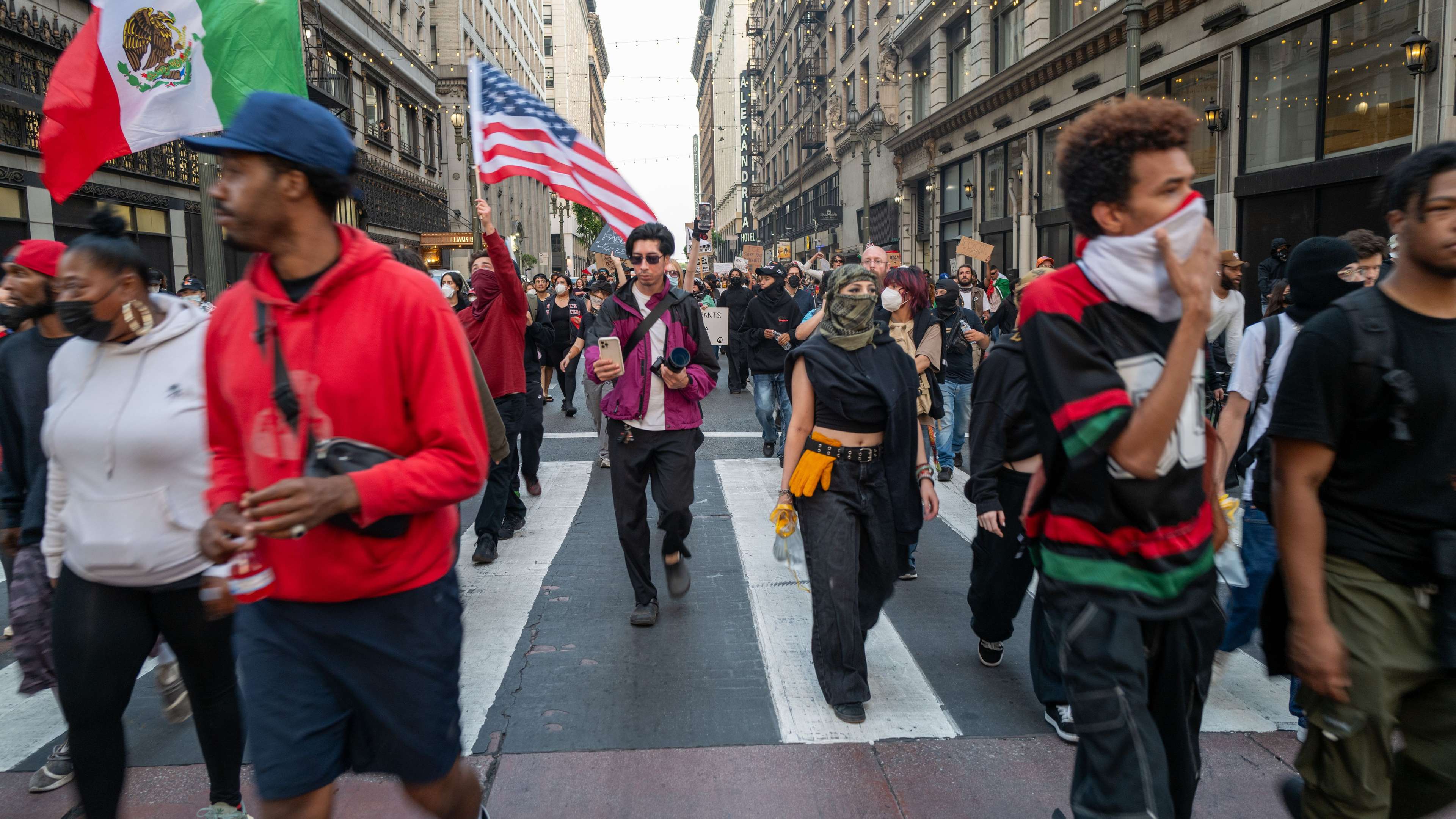 Protests Erupt In L.A. County Sparked By Federal Immigration Raids