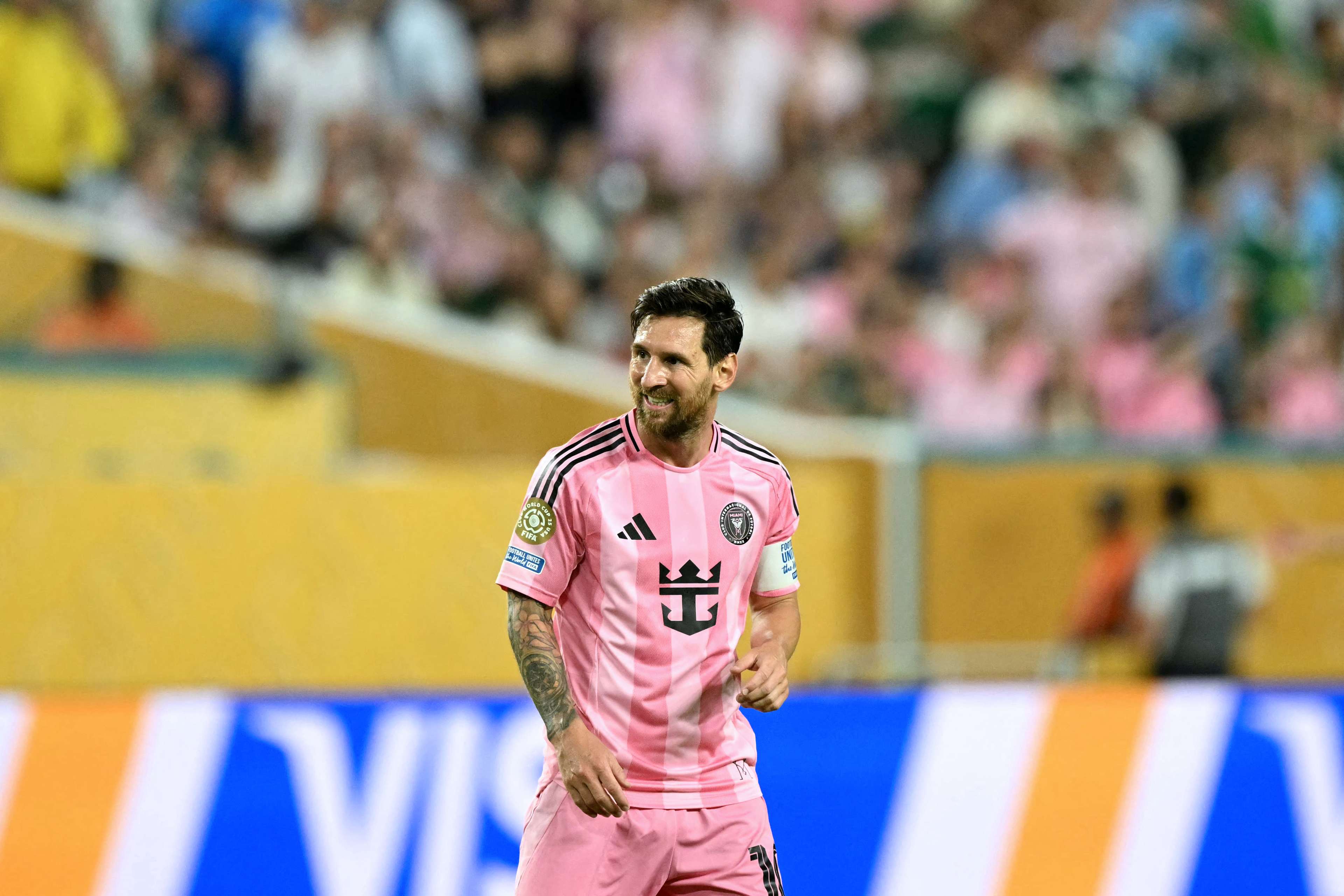 Lionel Messi playing for Inter Miami