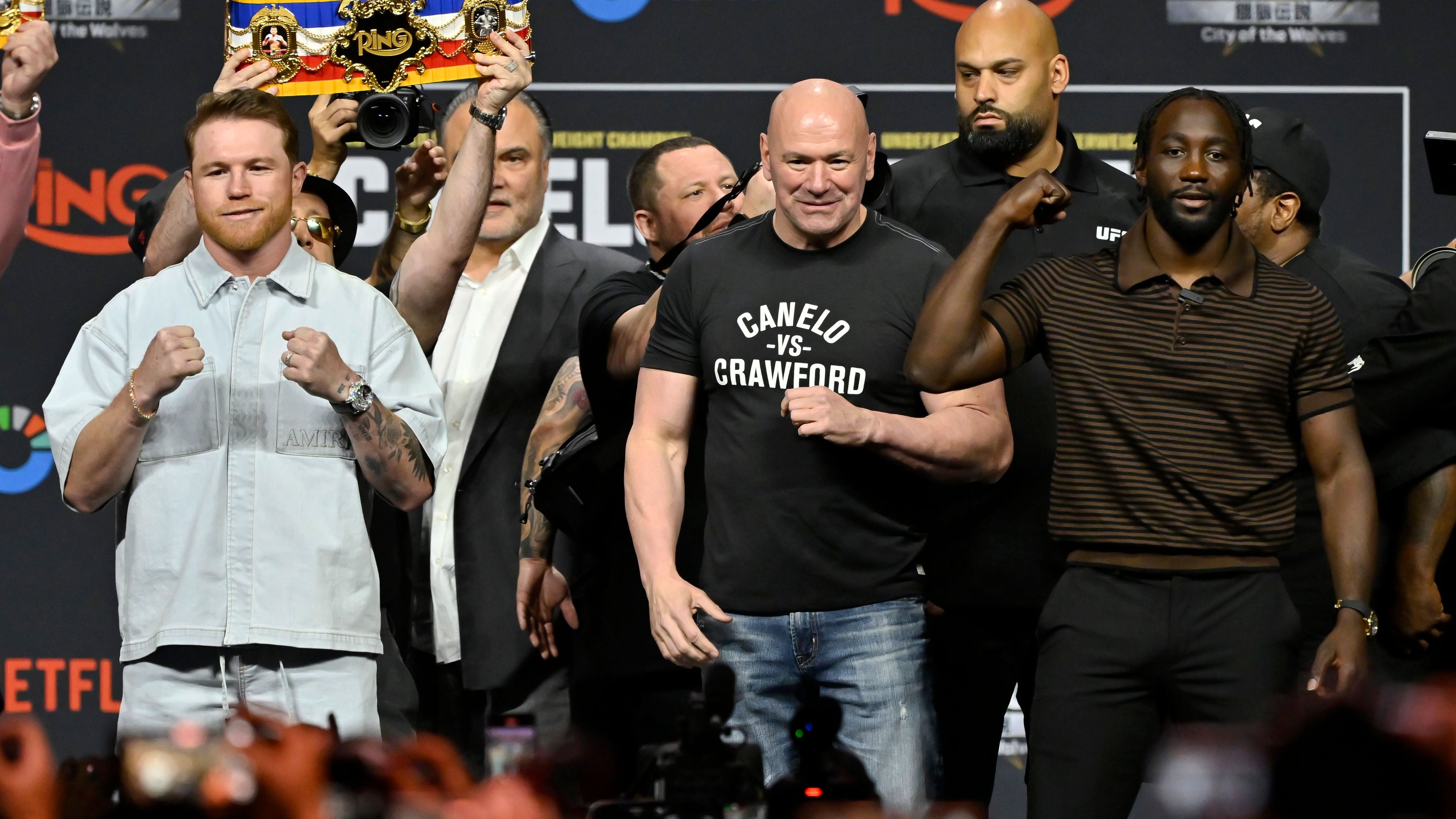 Canelo Álvarez vs. Terence Crawford Las Vegas Press Conference