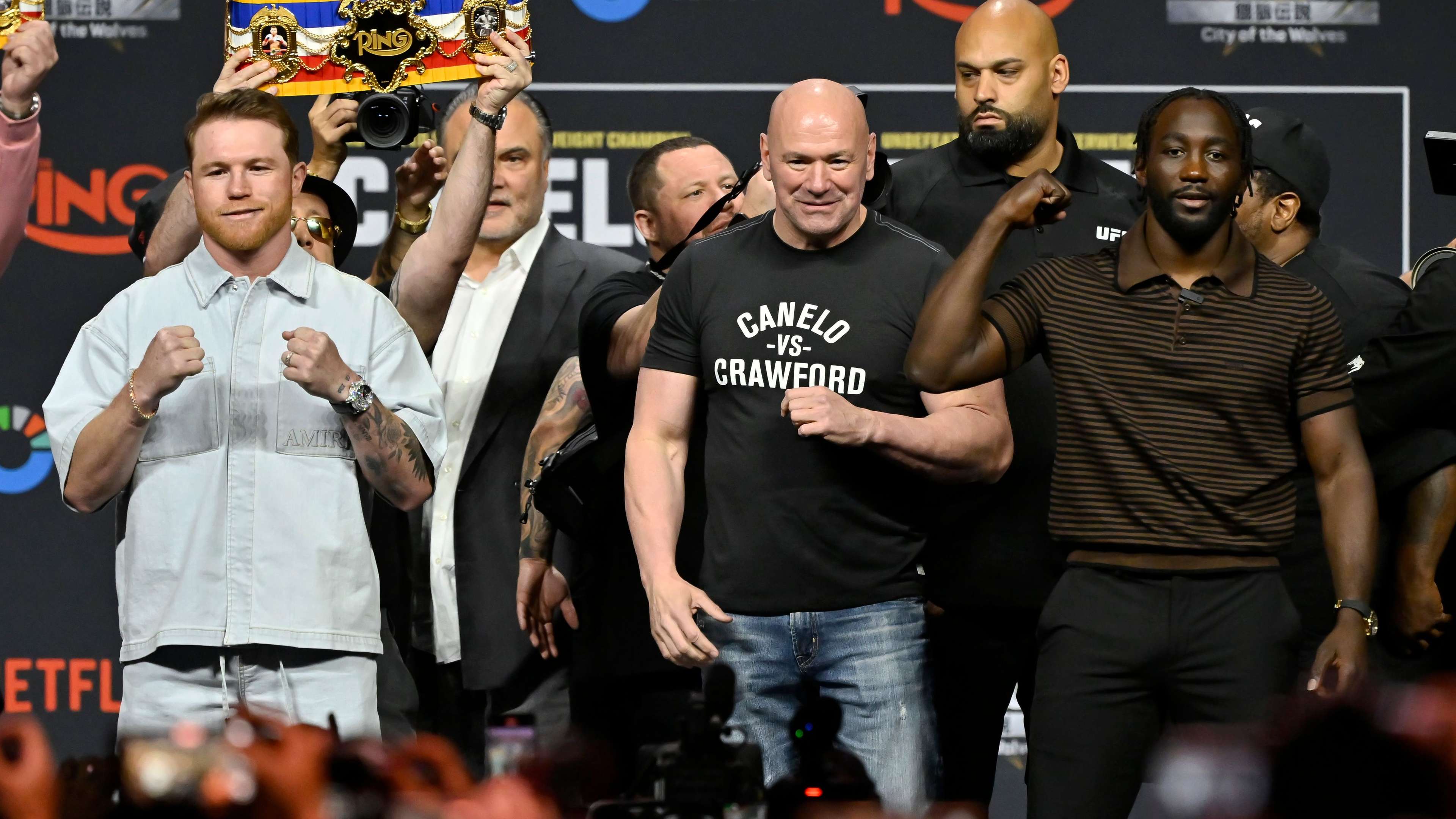 Canelo Álvarez vs. Terence Crawford Las Vegas Press Conference
