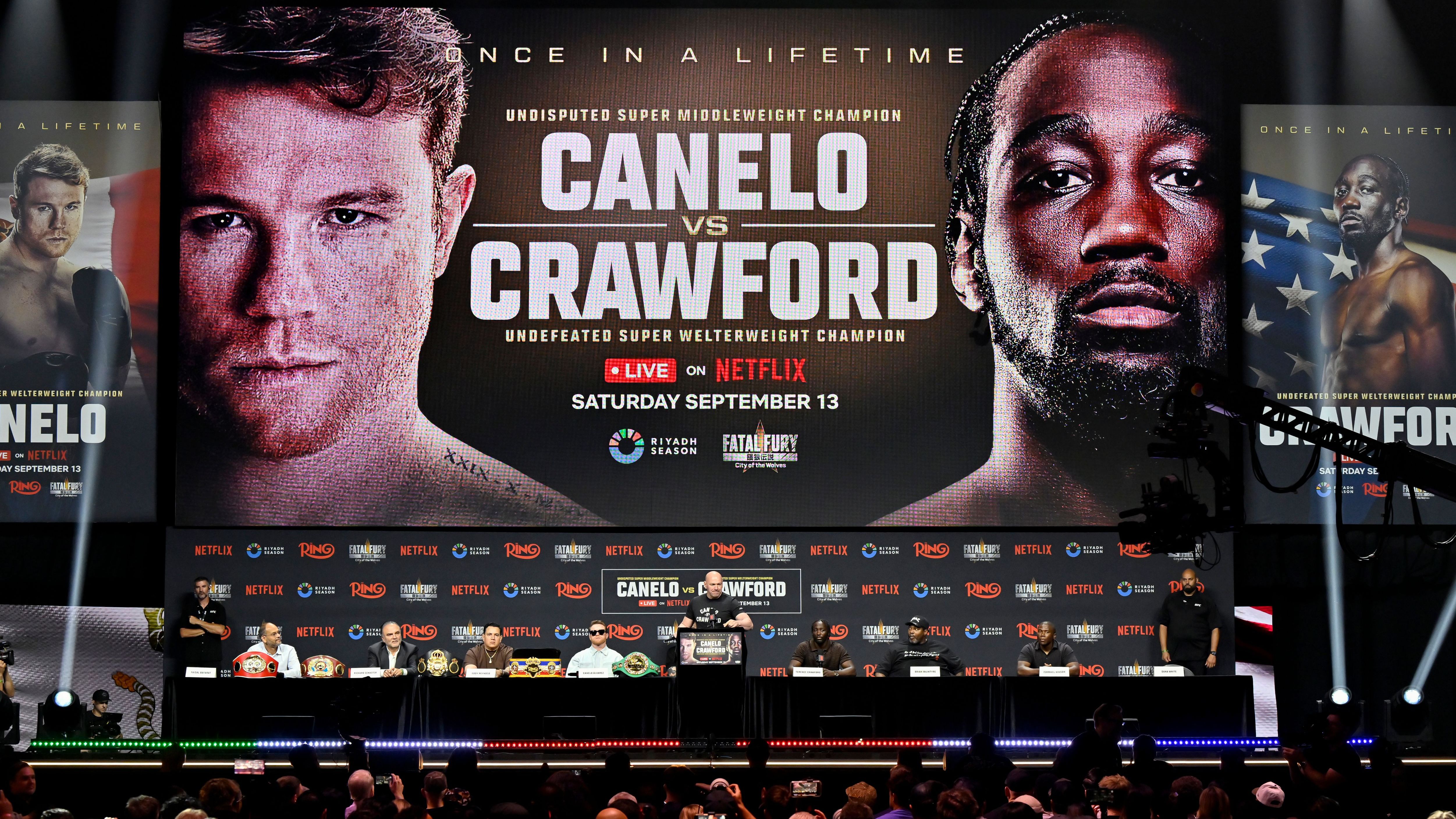 Canelo Álvarez vs. Terence Crawford Las Vegas Press Conference