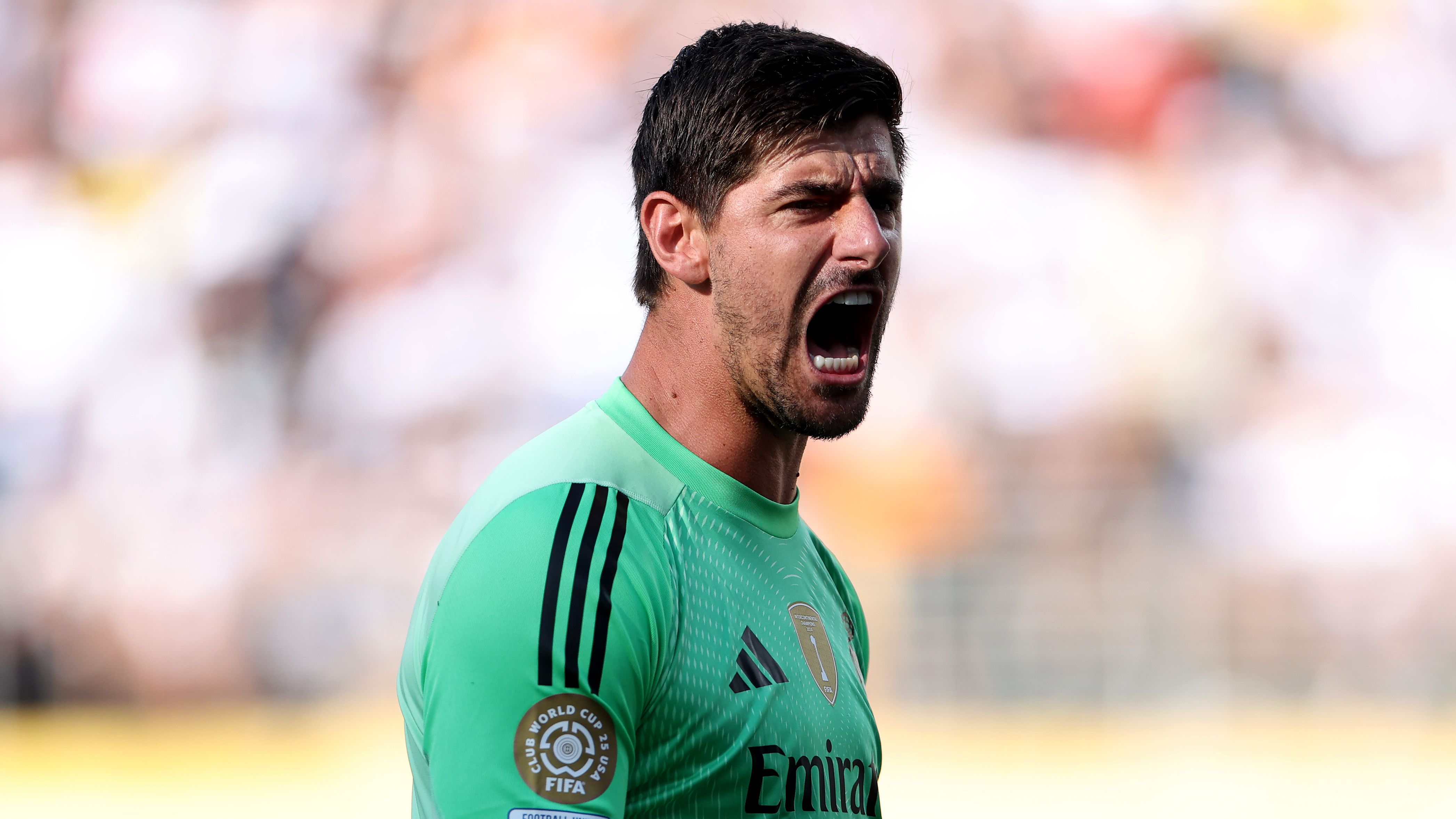 'I had half a second to think!' - Thibaut Courtois complains Ousmane Dembele pressed too much as Real Madrid goalkeeper opens up on brutal PSG defeat | Goal.com UK