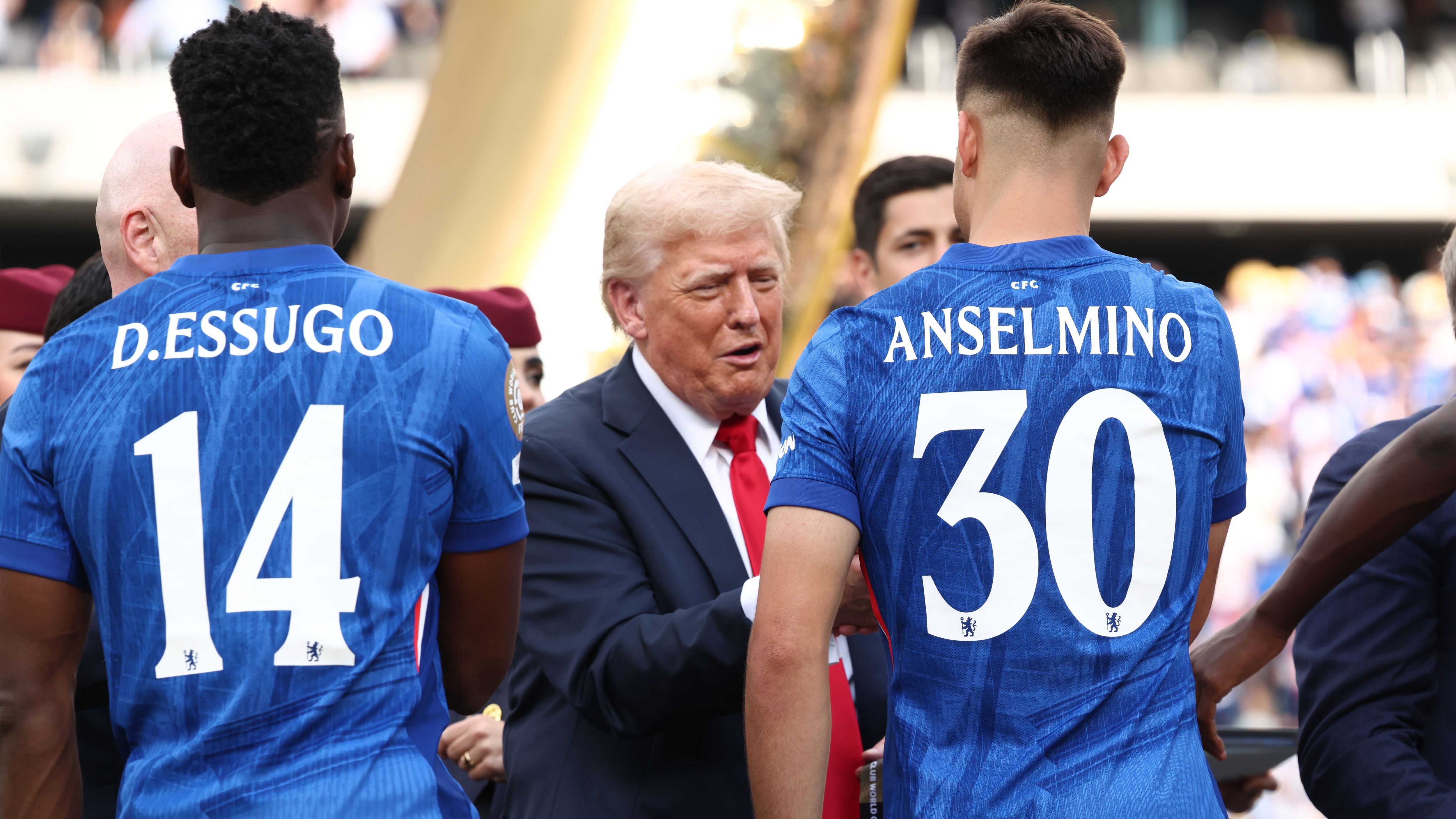 President And Mrs. Trump Watch FIFA Club World Cup Final