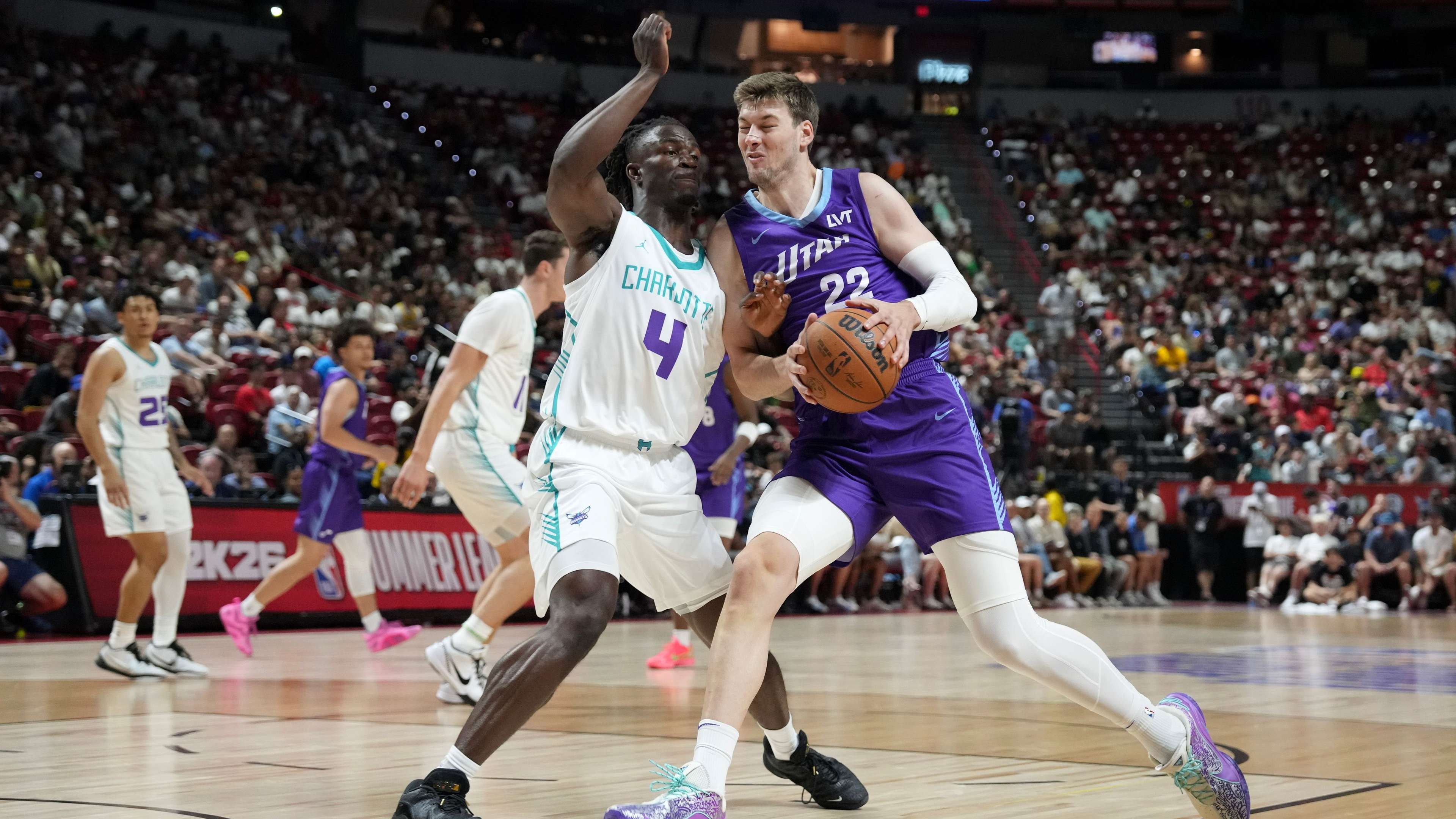2025 NBA Summer League - Utah Jazz v Charlotte Hornets