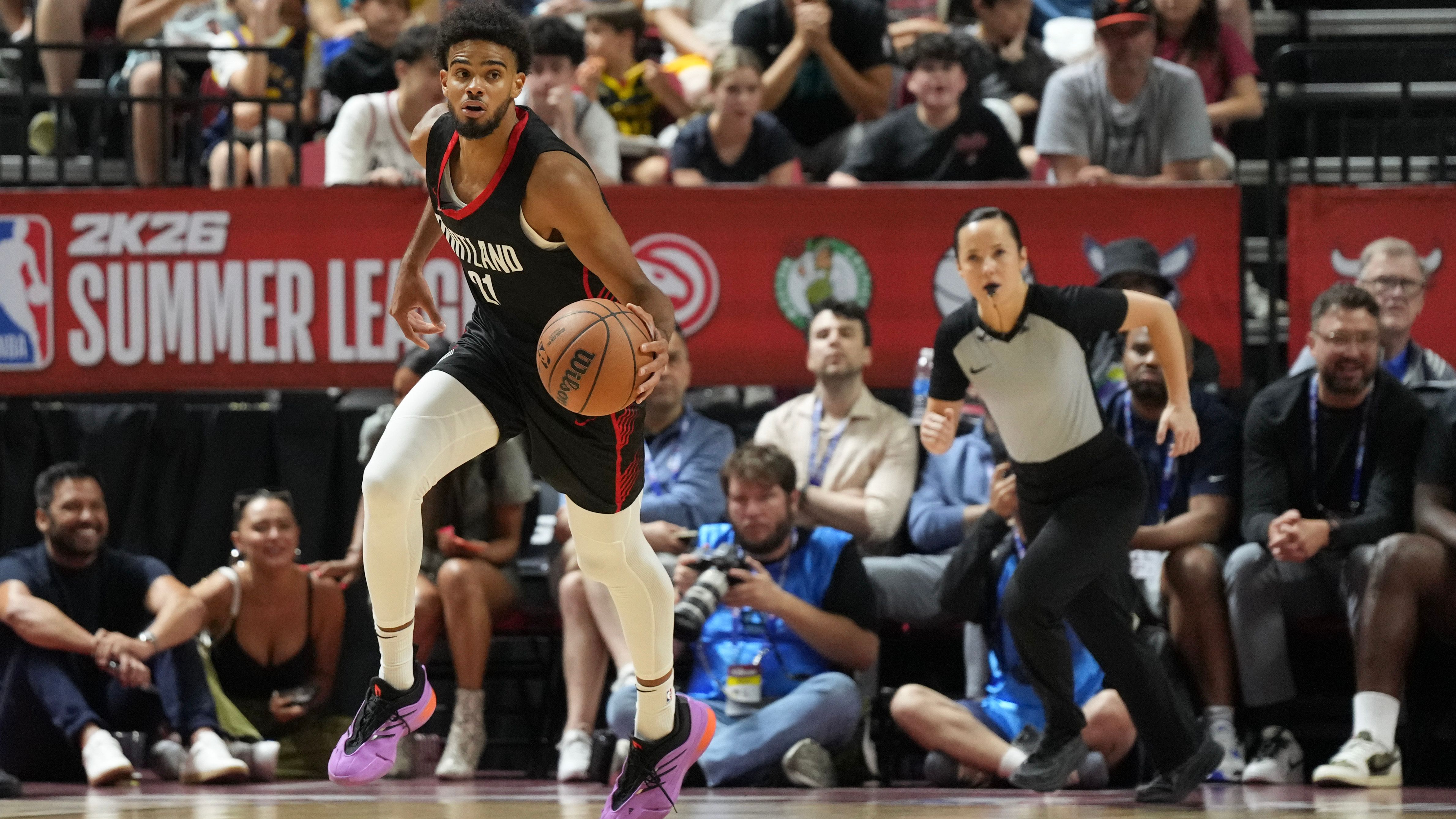 2025 NBA Summer League - Portland Trail Blazers v Golden State Warriors