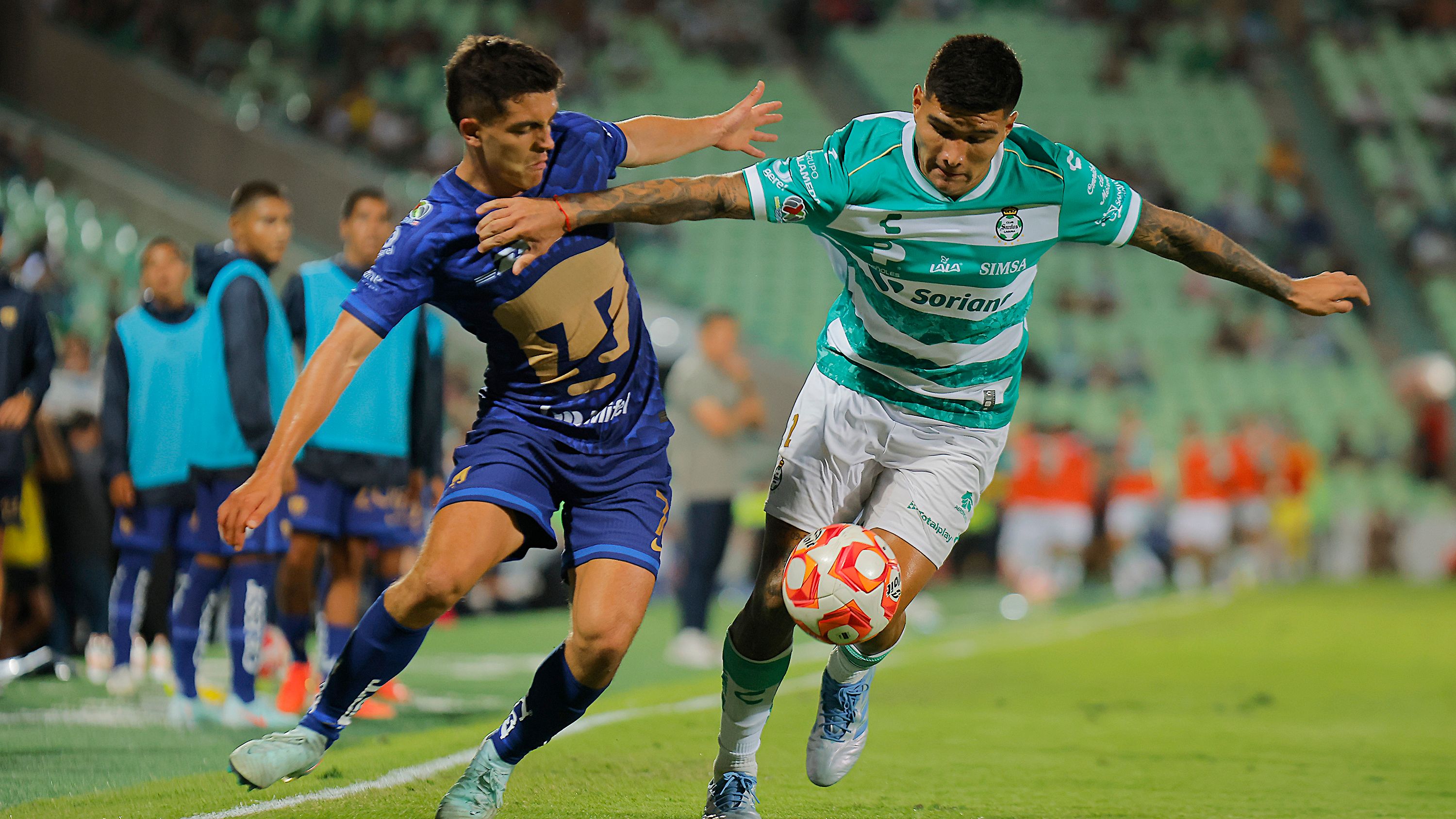 Santos Laguna v Pumas UNAM - Torneo Apertura 2025 Liga MX