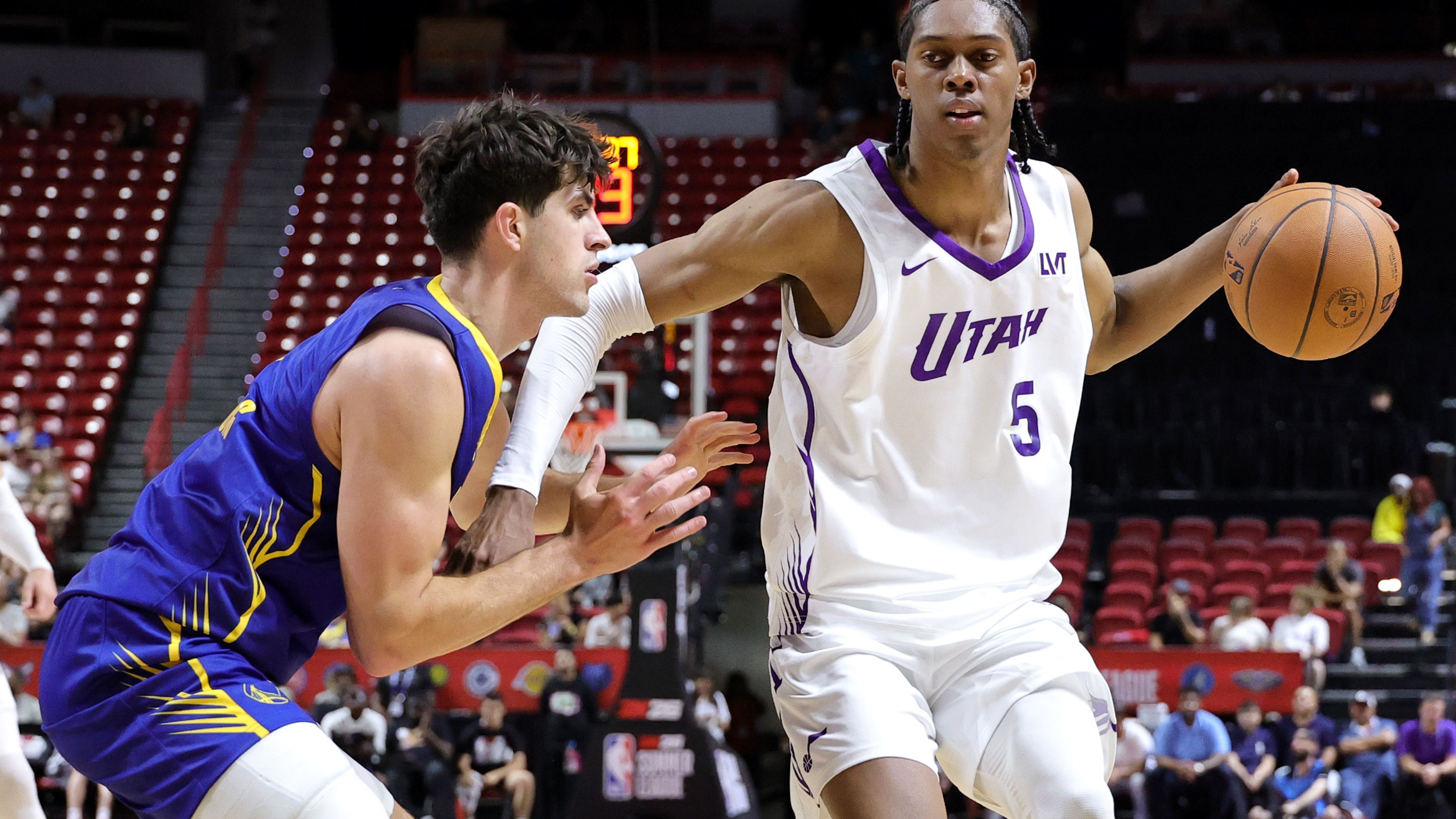 2025 NBA Summer League - Golden State Warriors v Utah Jazz