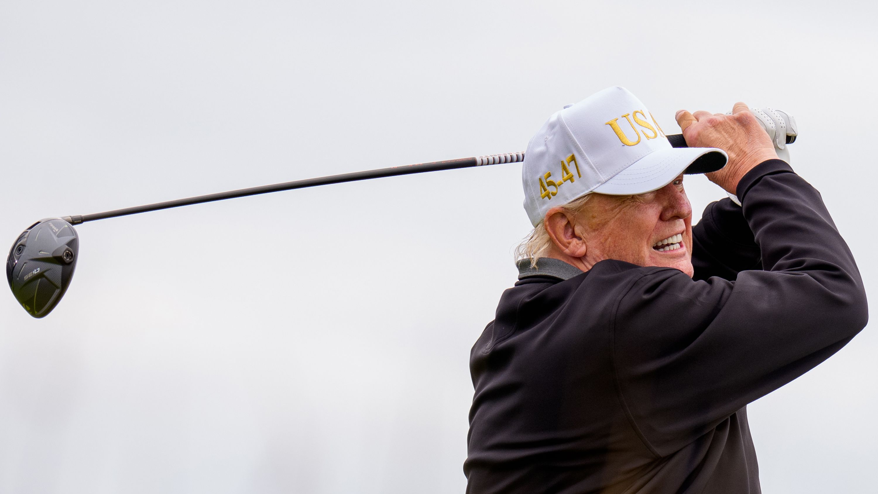 U.S. President Donald Trump Visits Scotland For Rounds Of Golf And Trade Talks