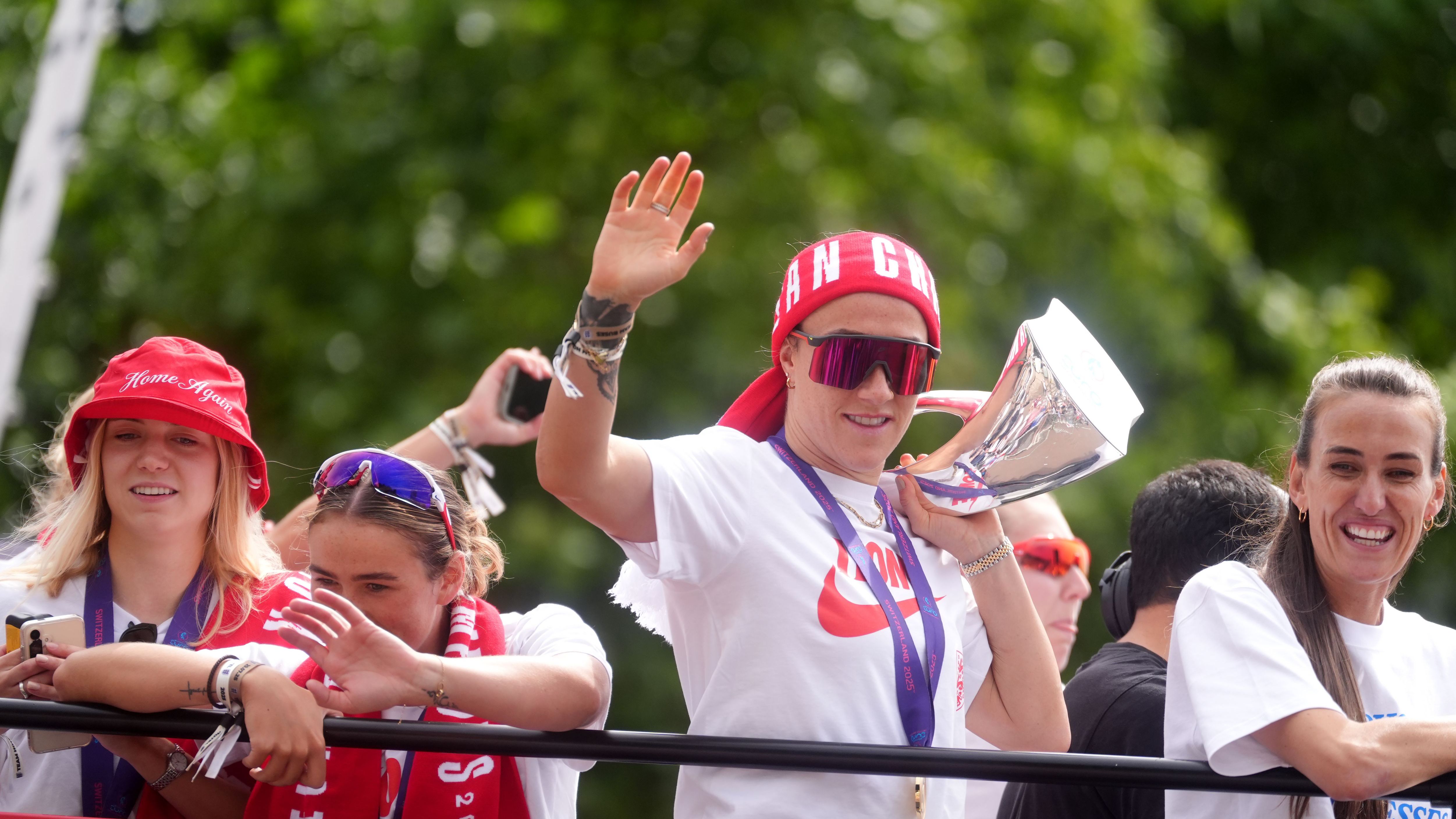 England Women UEFA Women's EURO 2025 Victory Parade And Celebration