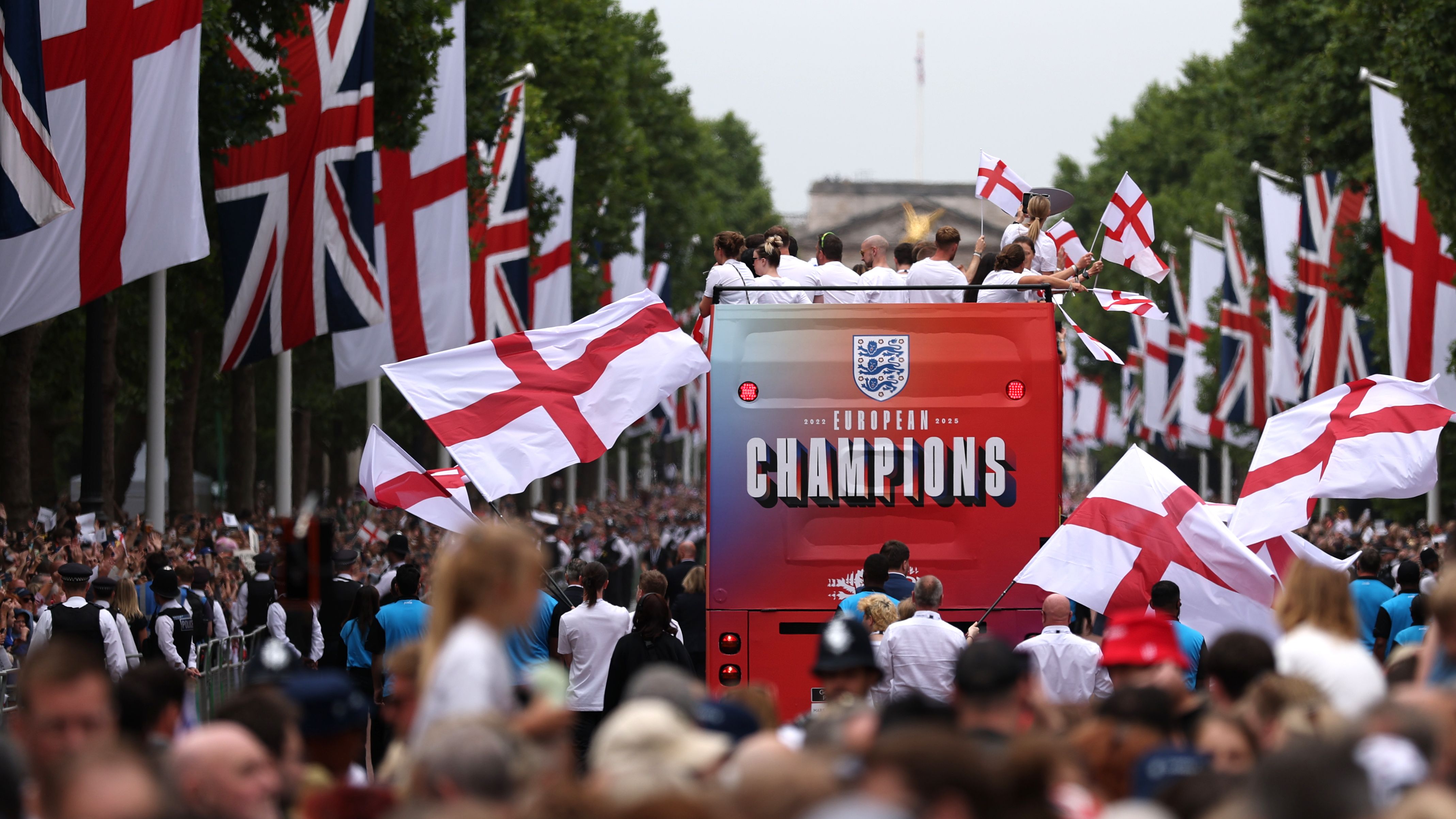 England Women UEFA Women's EURO 2025 Victory Parade And Celebration