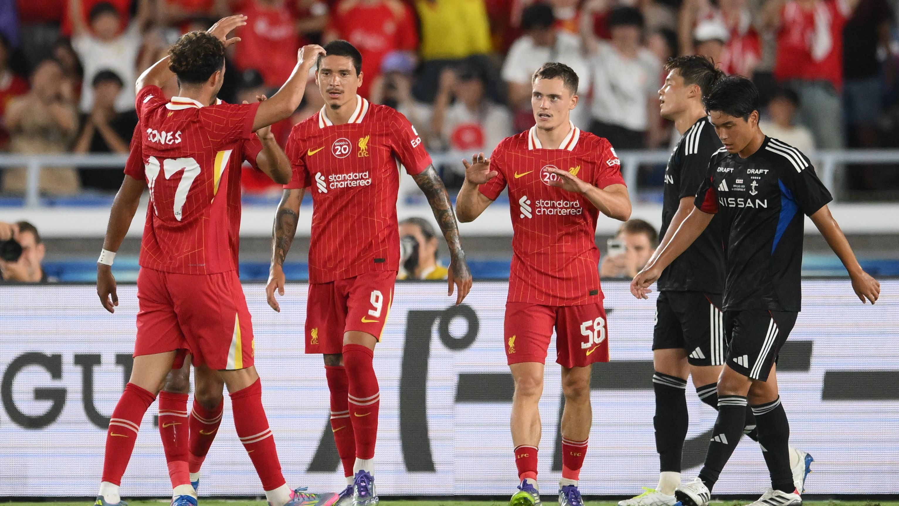 Yokohama F•Marinos v Liverpool - MEIJI YASUDA J.LEAGUE World Challenge 2025 Presented By The Nippon Foundation