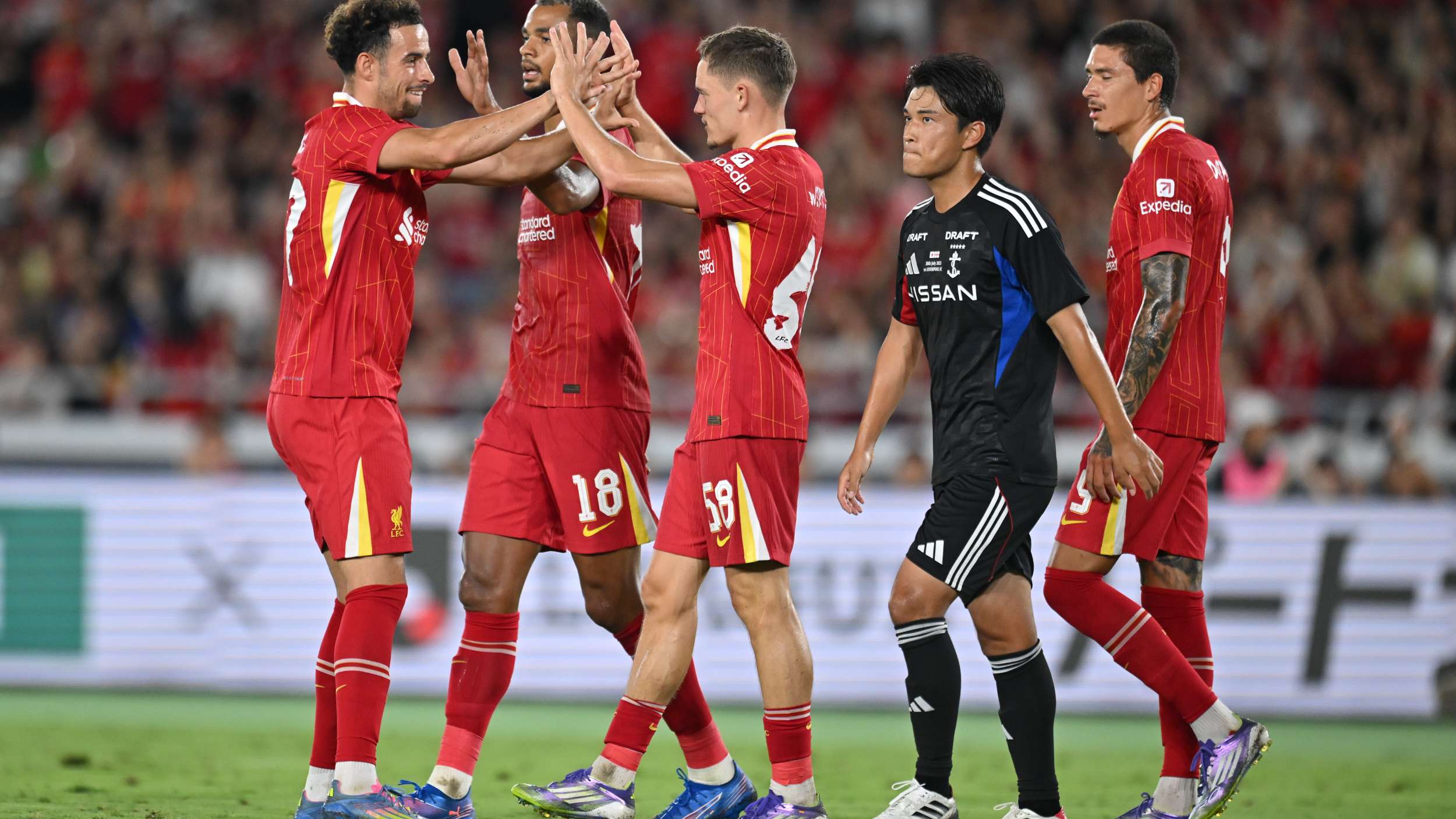 Yokohama F•Marinos v Liverpool - MEIJI YASUDA J.LEAGUE World Challenge 2025 Presented By The Nippon Foundation