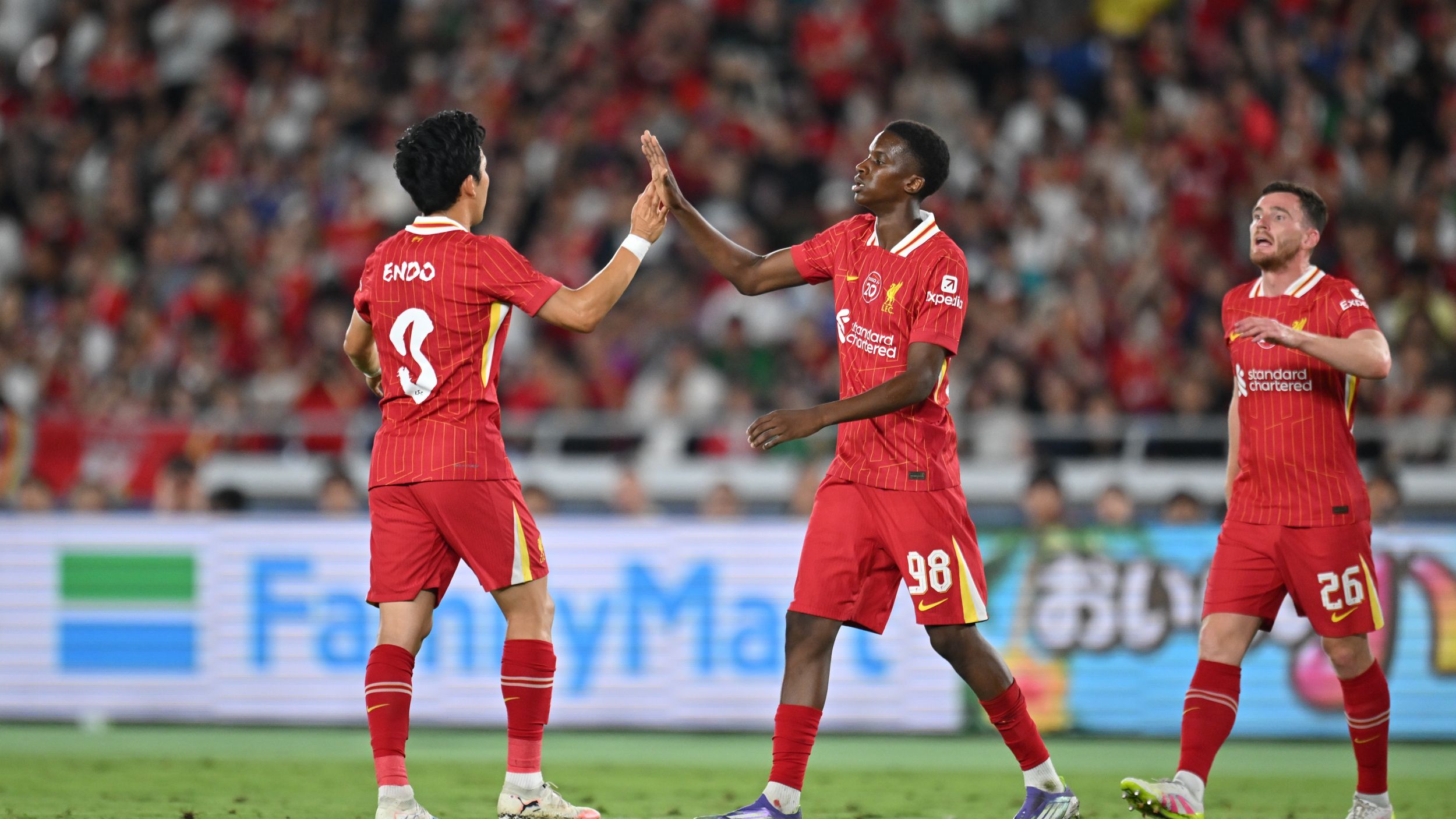 Yokohama F•Marinos v Liverpool - MEIJI YASUDA J.LEAGUE World Challenge 2025 Presented By The Nippon Foundation