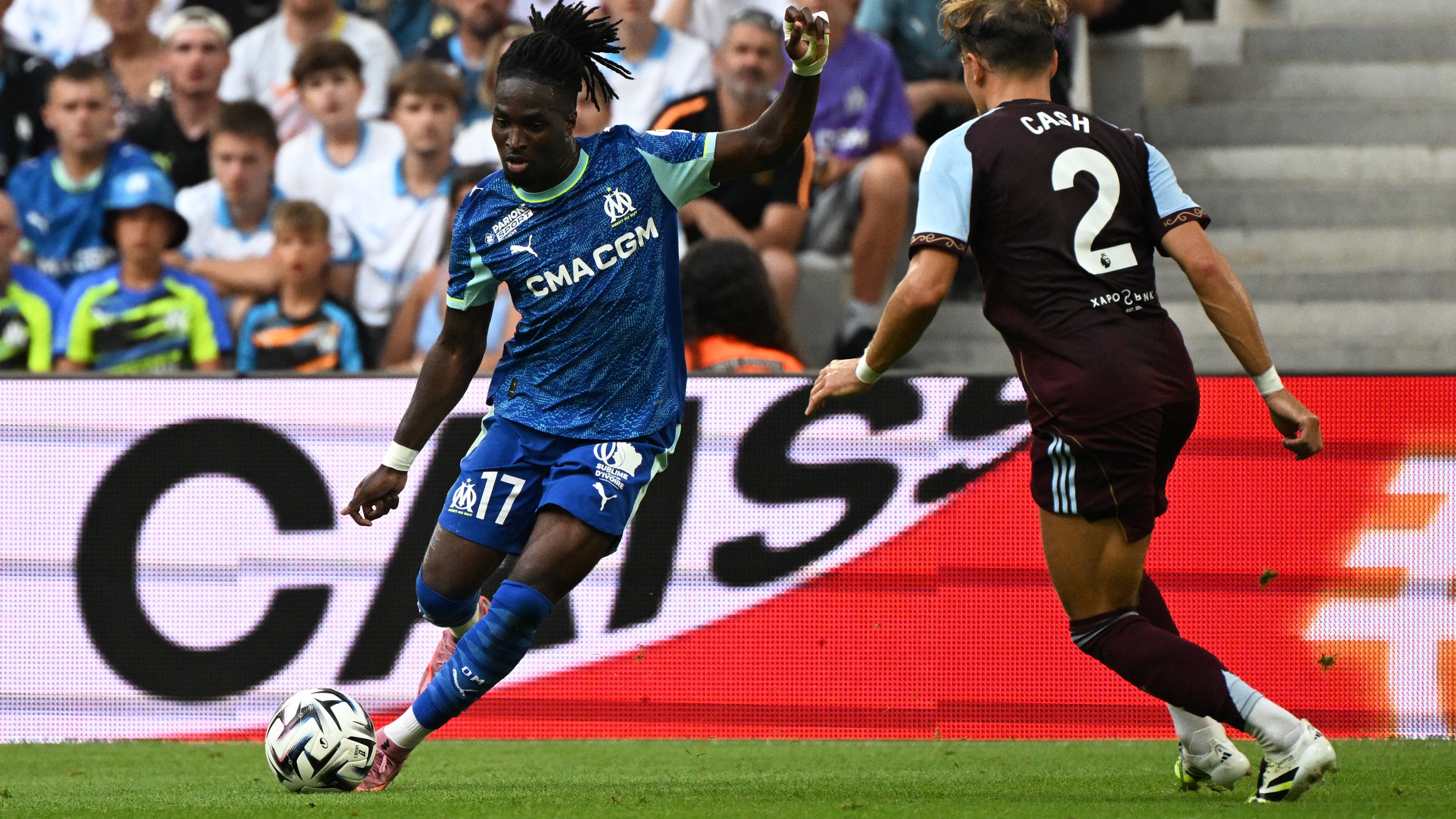 FBL-FRIENDLY-MARSEILLE-ASTON VILLA