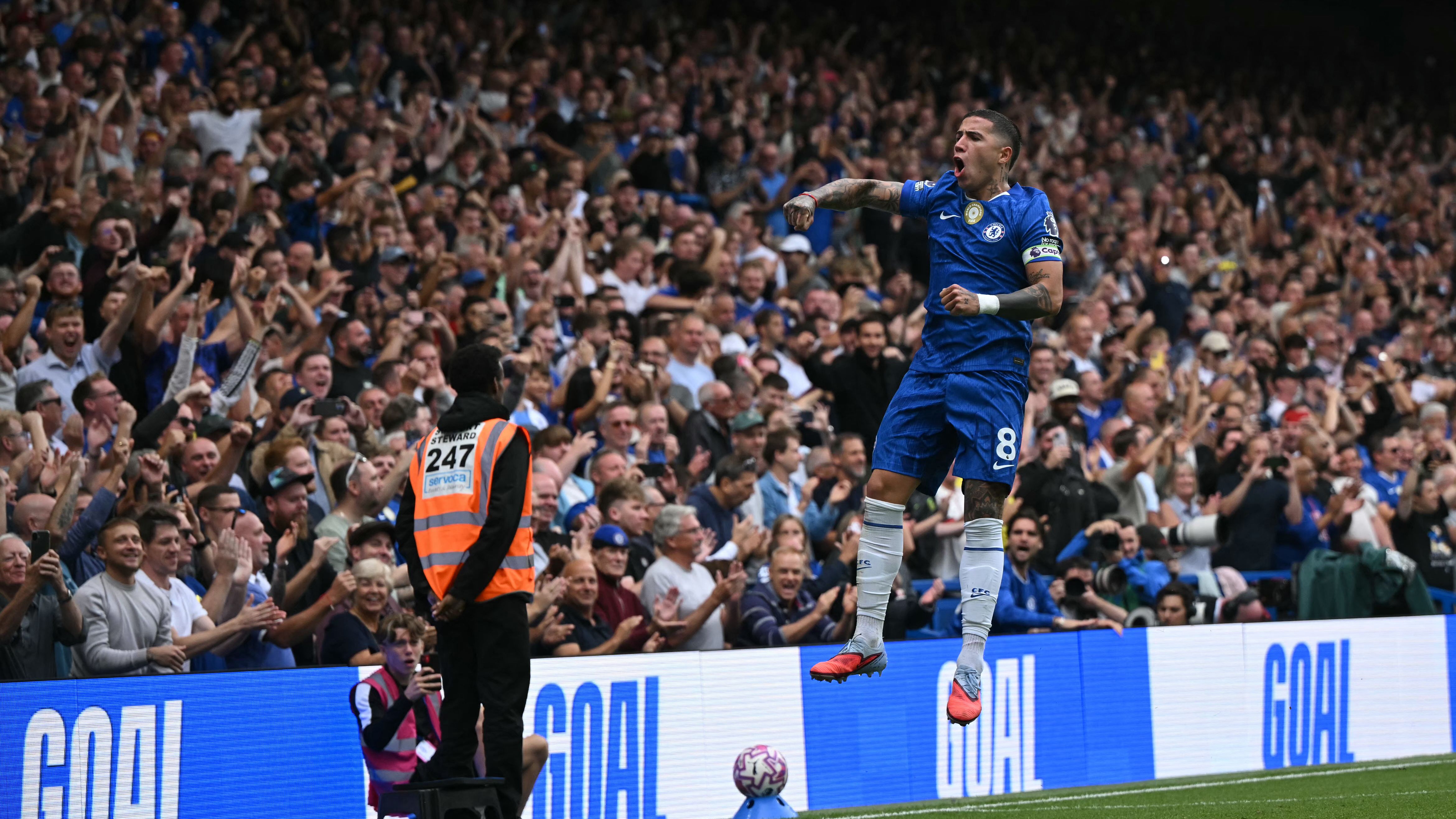 Alejandro Garnacho Saksikan Kemenangan Chelsea Atas Fulham Di Stamford Bridge