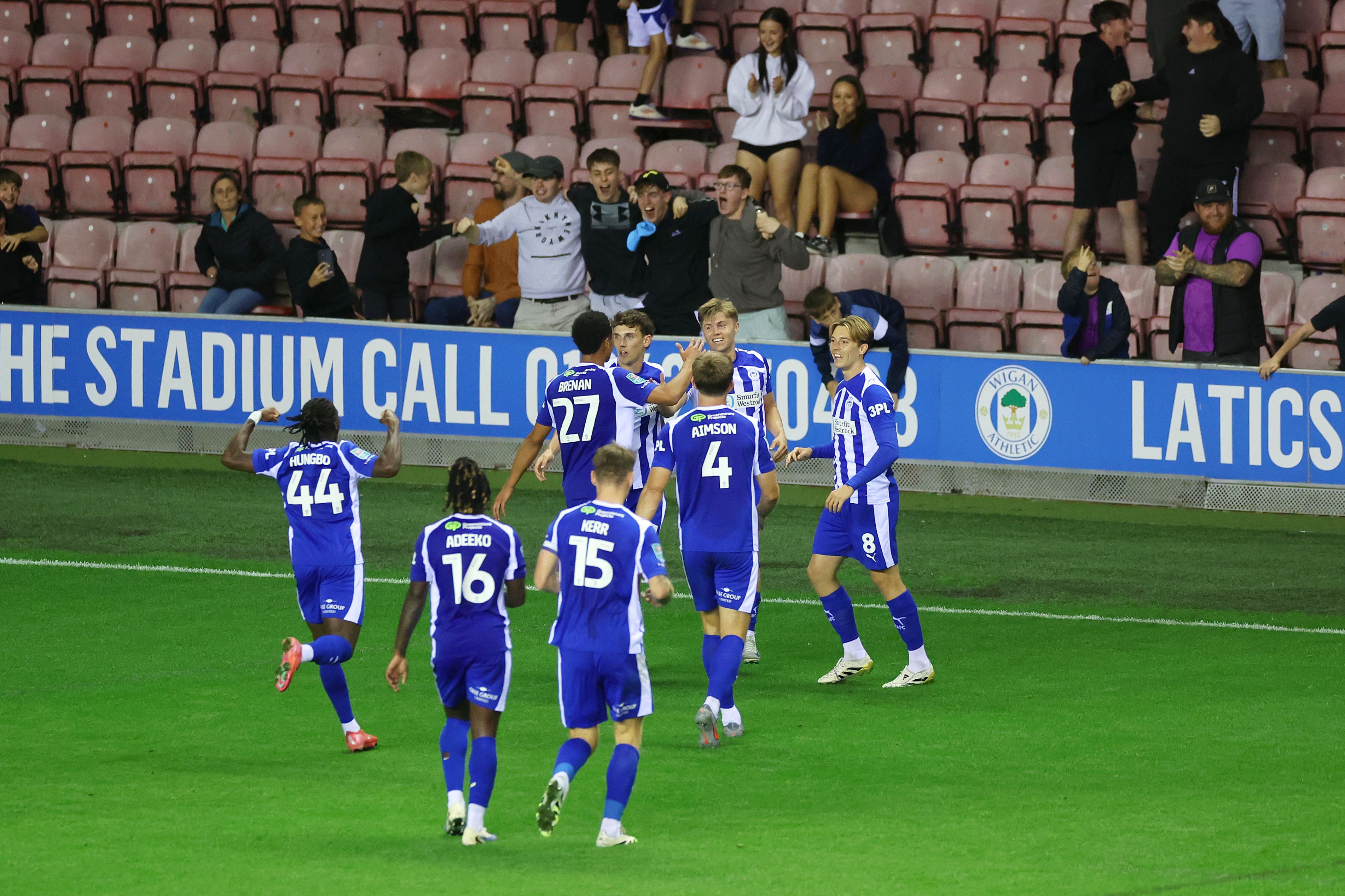 Wigan Athletic v Stockport County - Carabao Cup Second Round