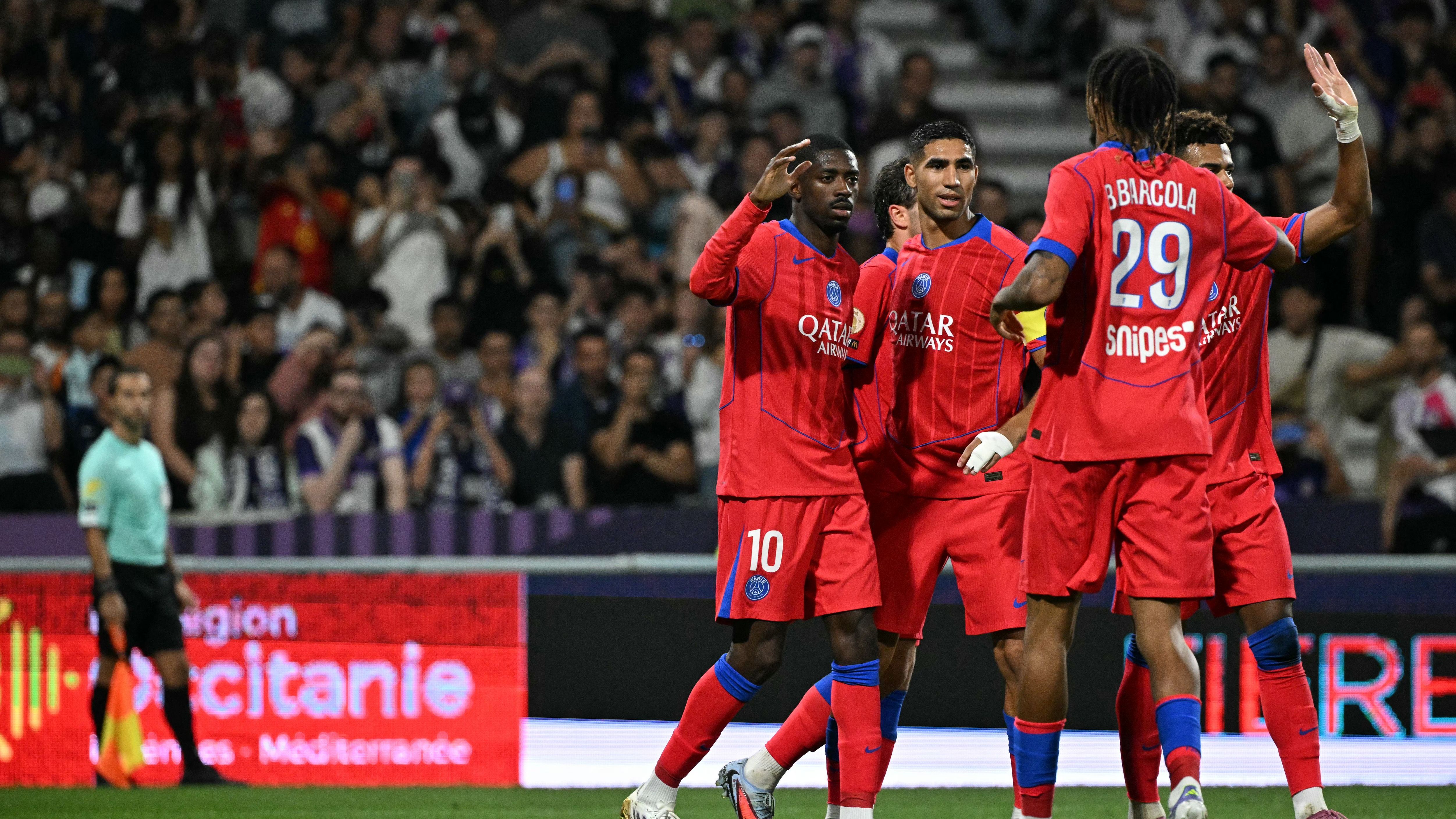 FBL-FRA-LIGUE1-TOULOUSE-PSG