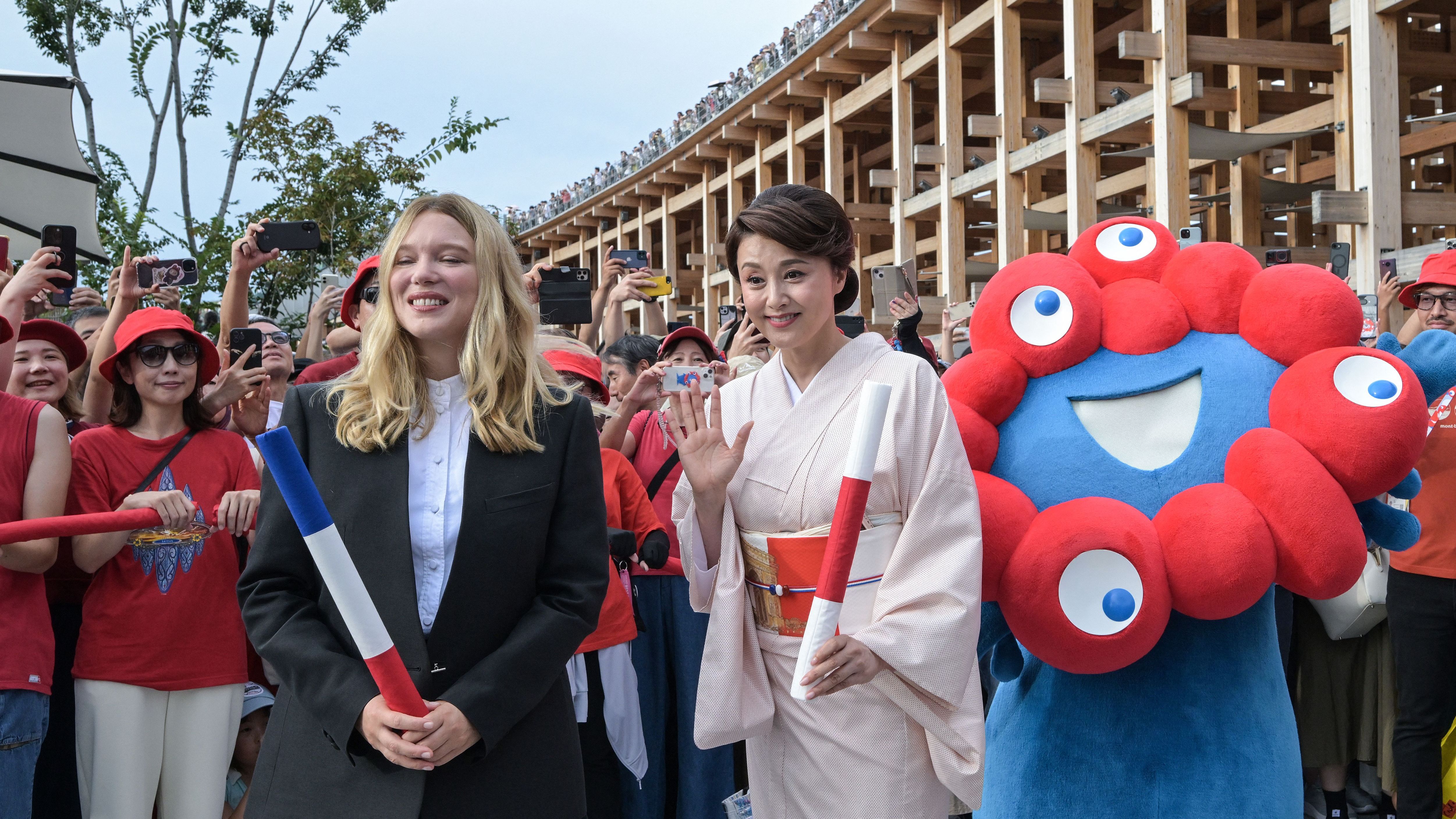 JAPAN-FRANCE-DIPLOMACY-OSAKA-EXPO-2025