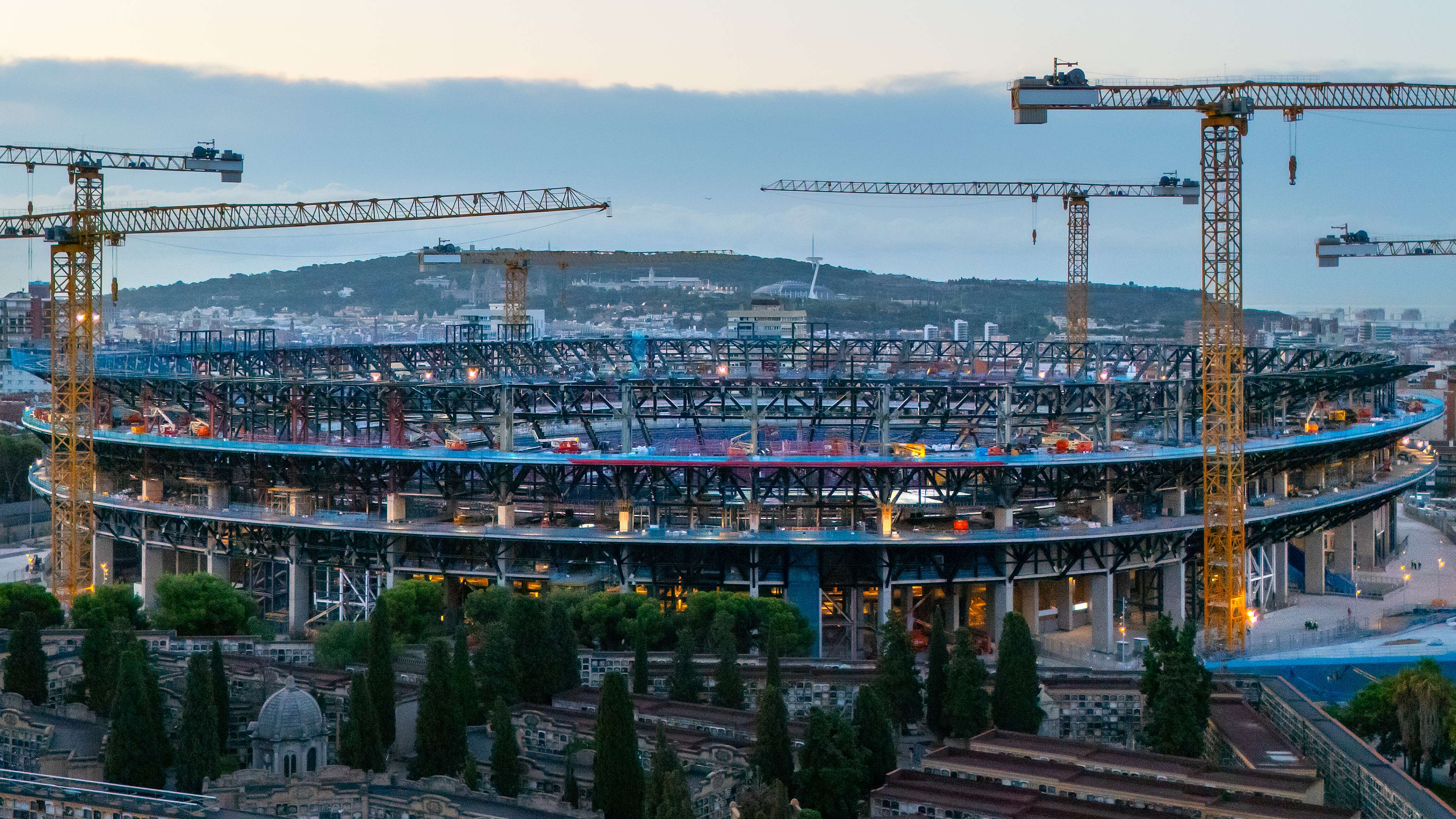General Aerial View Of The Camp Nou