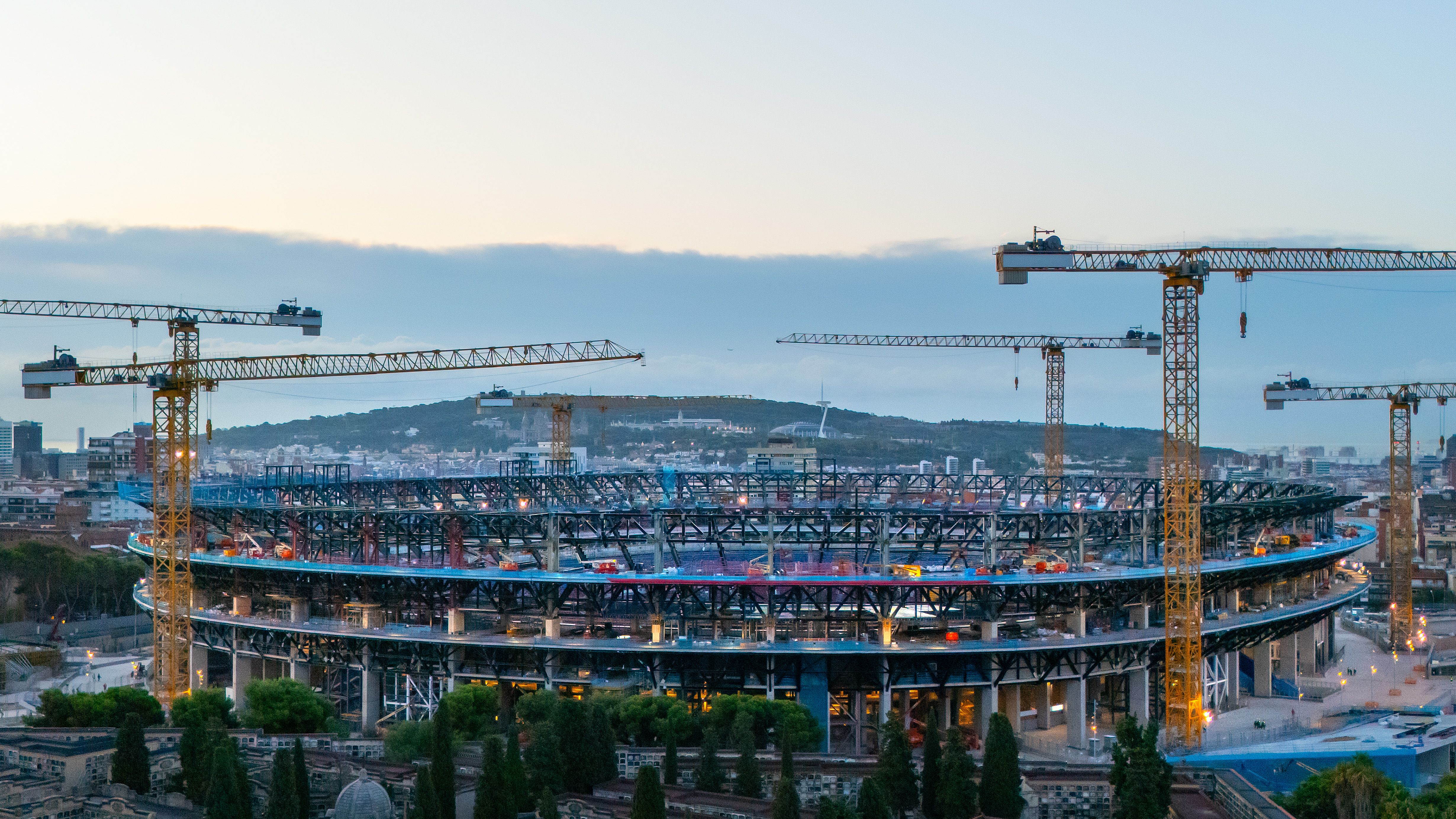 General Aerial View Of The Camp Nou