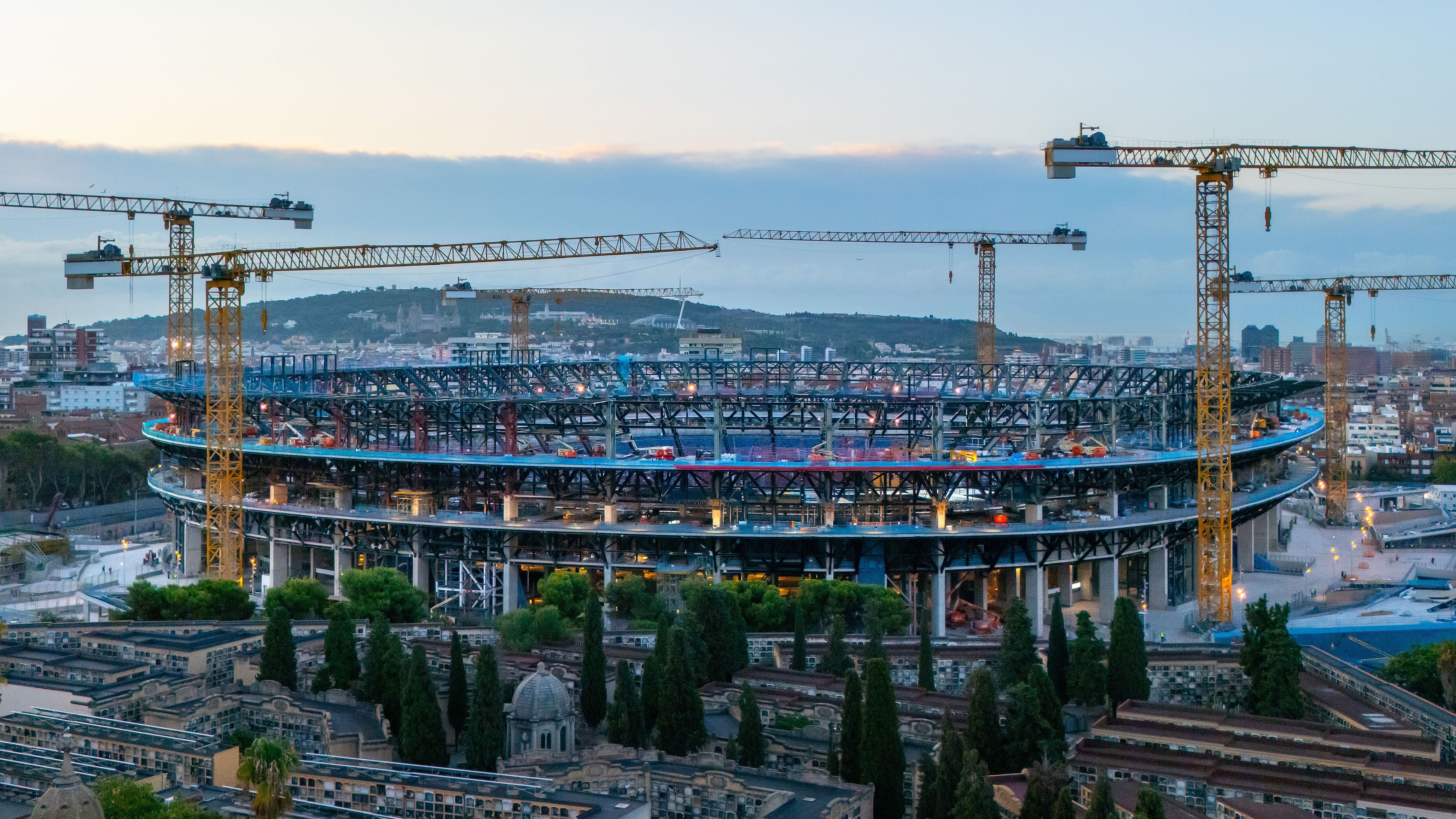 General Aerial View Of The Camp Nou