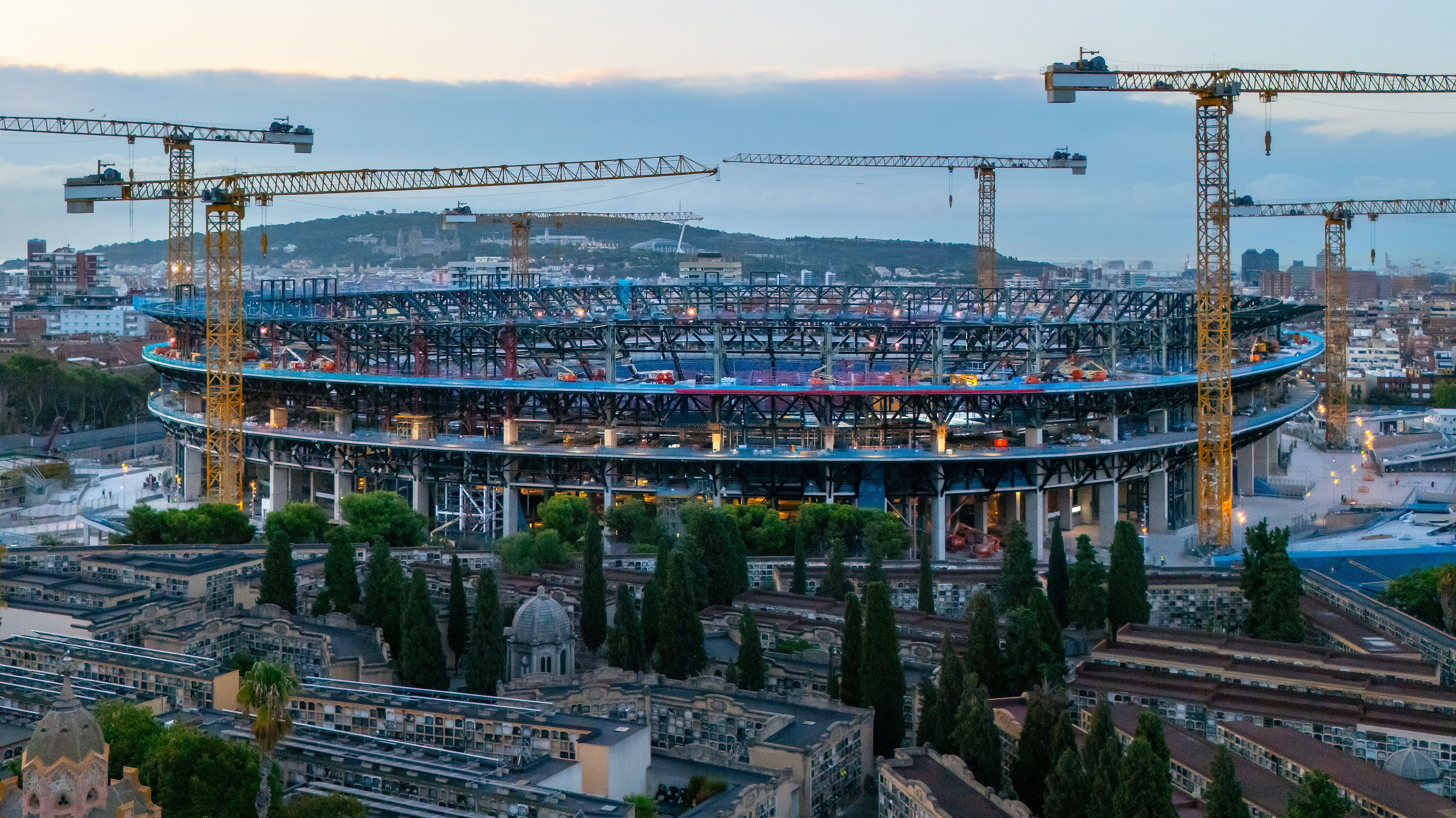 General Aerial View Of The Camp Nou