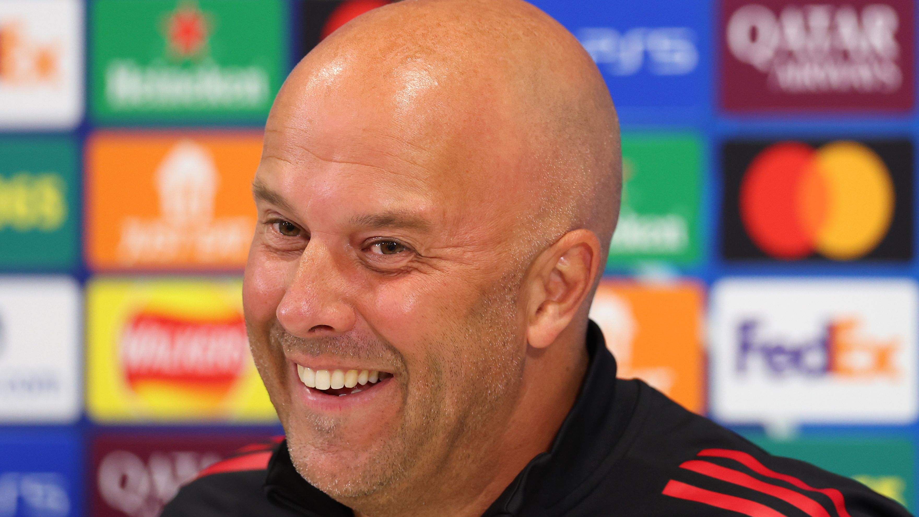 Liverpool FC Training Session And Press Conference - UEFA Champions League 2025/26 League Phase MD1