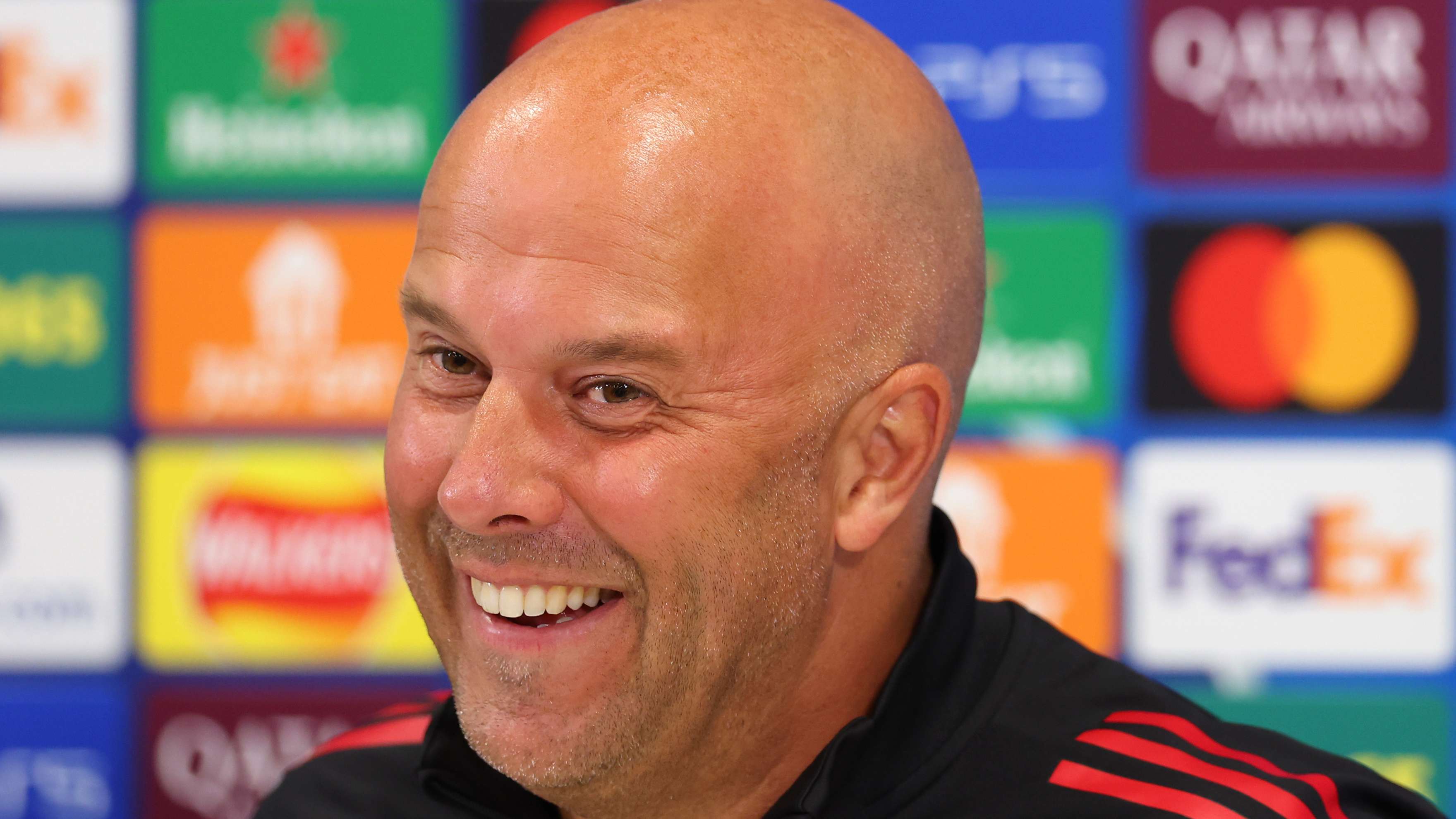 Liverpool FC Training Session And Press Conference - UEFA Champions League 2025/26 League Phase MD1