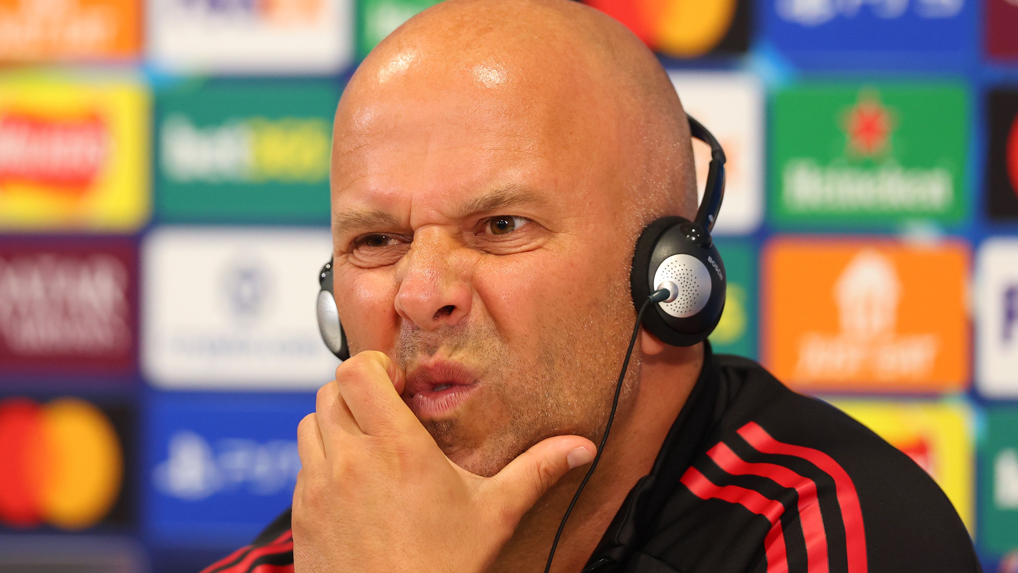 Liverpool FC Training Session And Press Conference - UEFA Champions League 2025/26 League Phase MD1