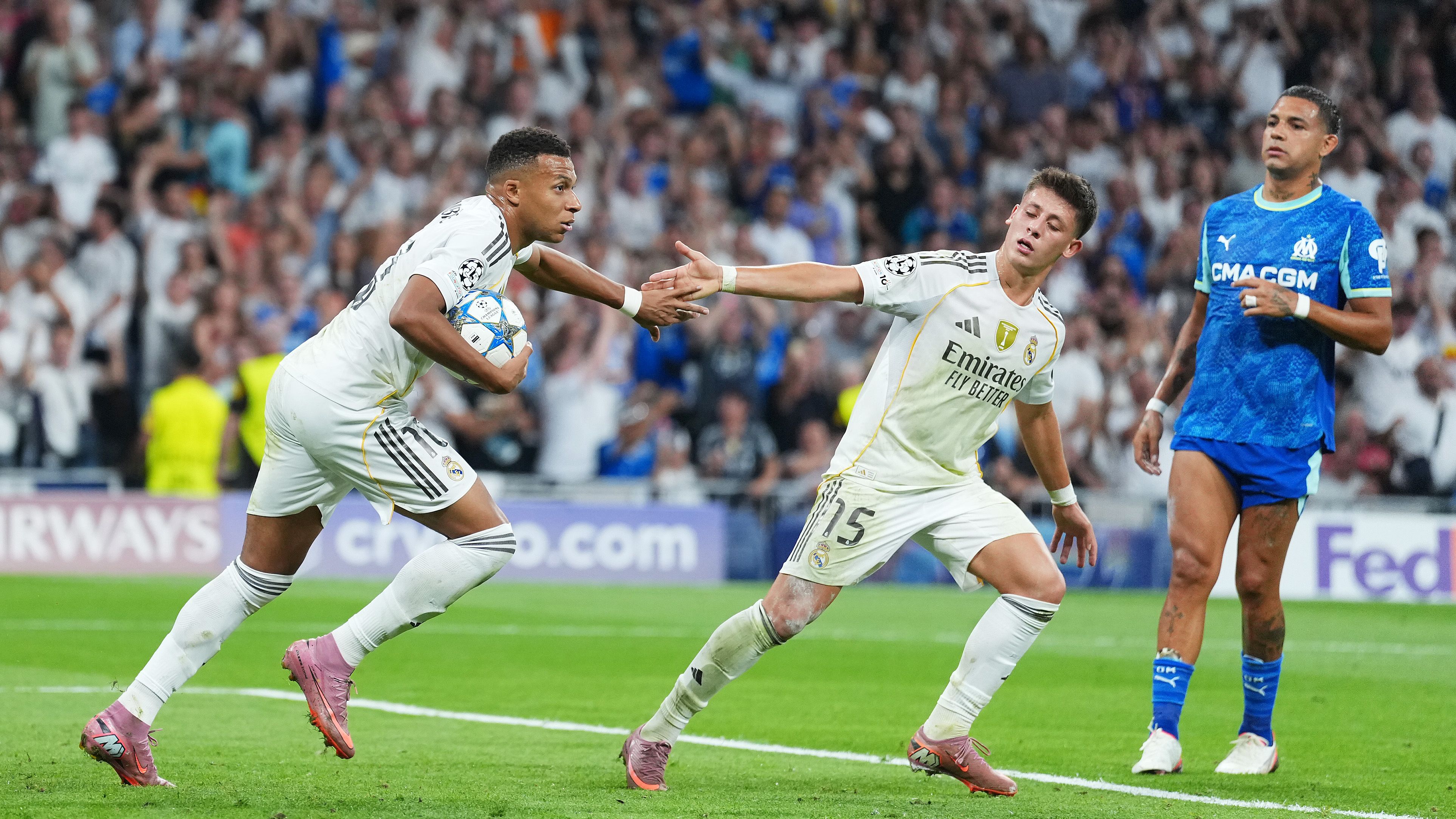 Real Madrid C.F. v Olympique de Marseille - UEFA Champions League 2025/26 League Phase MD1