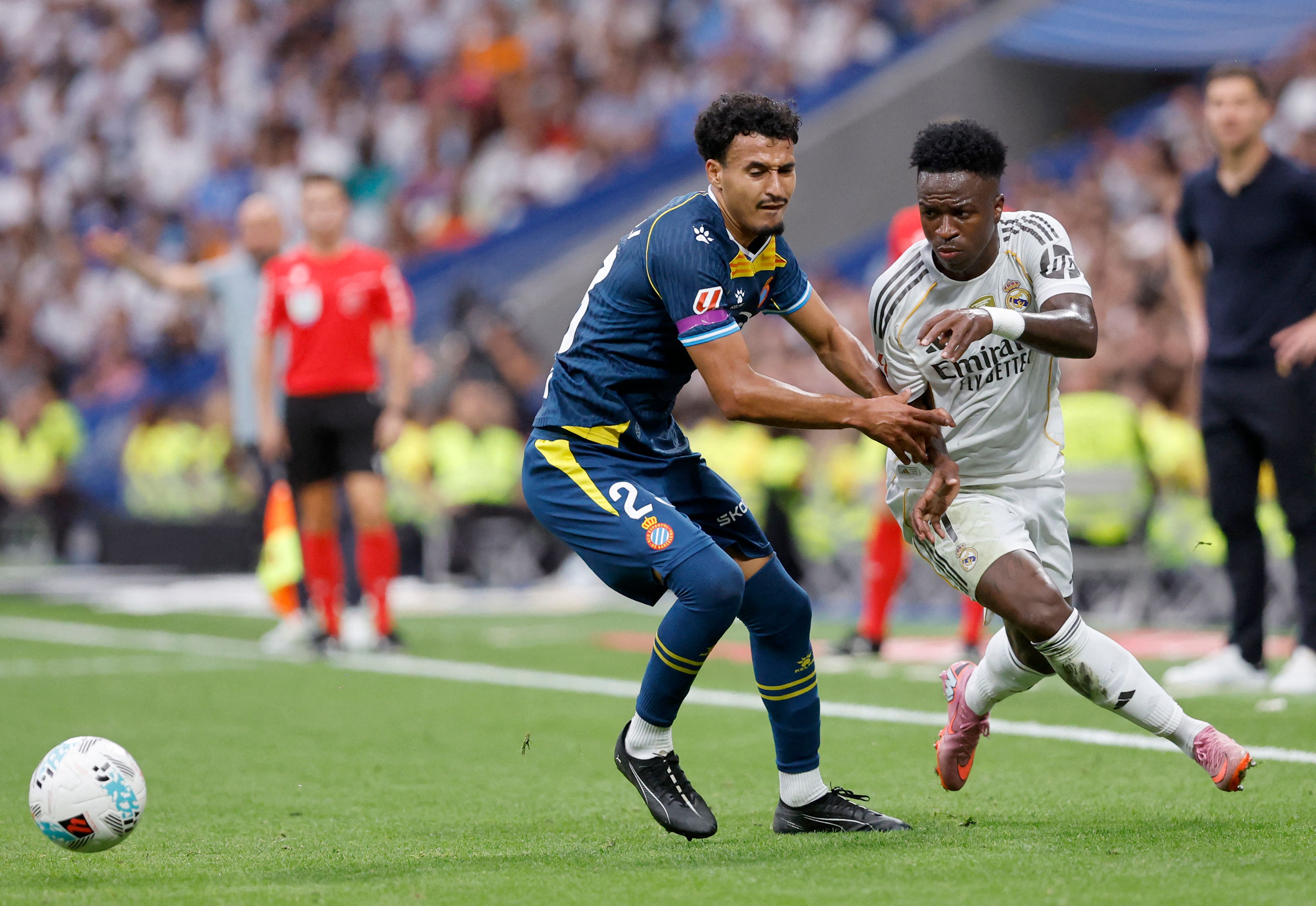 TOPSHOT-FBL-ESP-LIGA-REAL MADRID-ESPANYOL