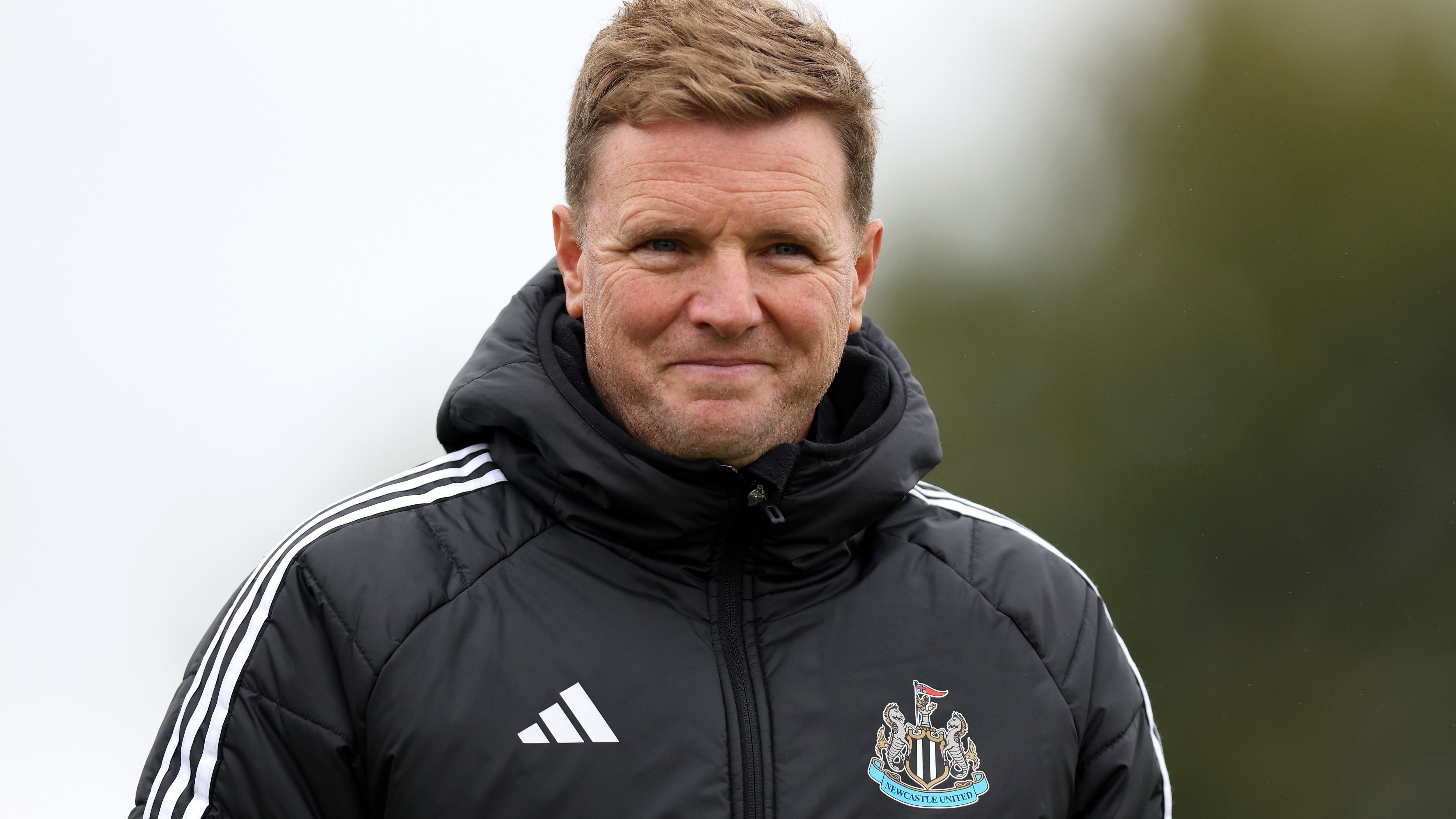 Newcastle United FC Training Session And Press Conference - UEFA Champions League 2025/26 League Phase MD1