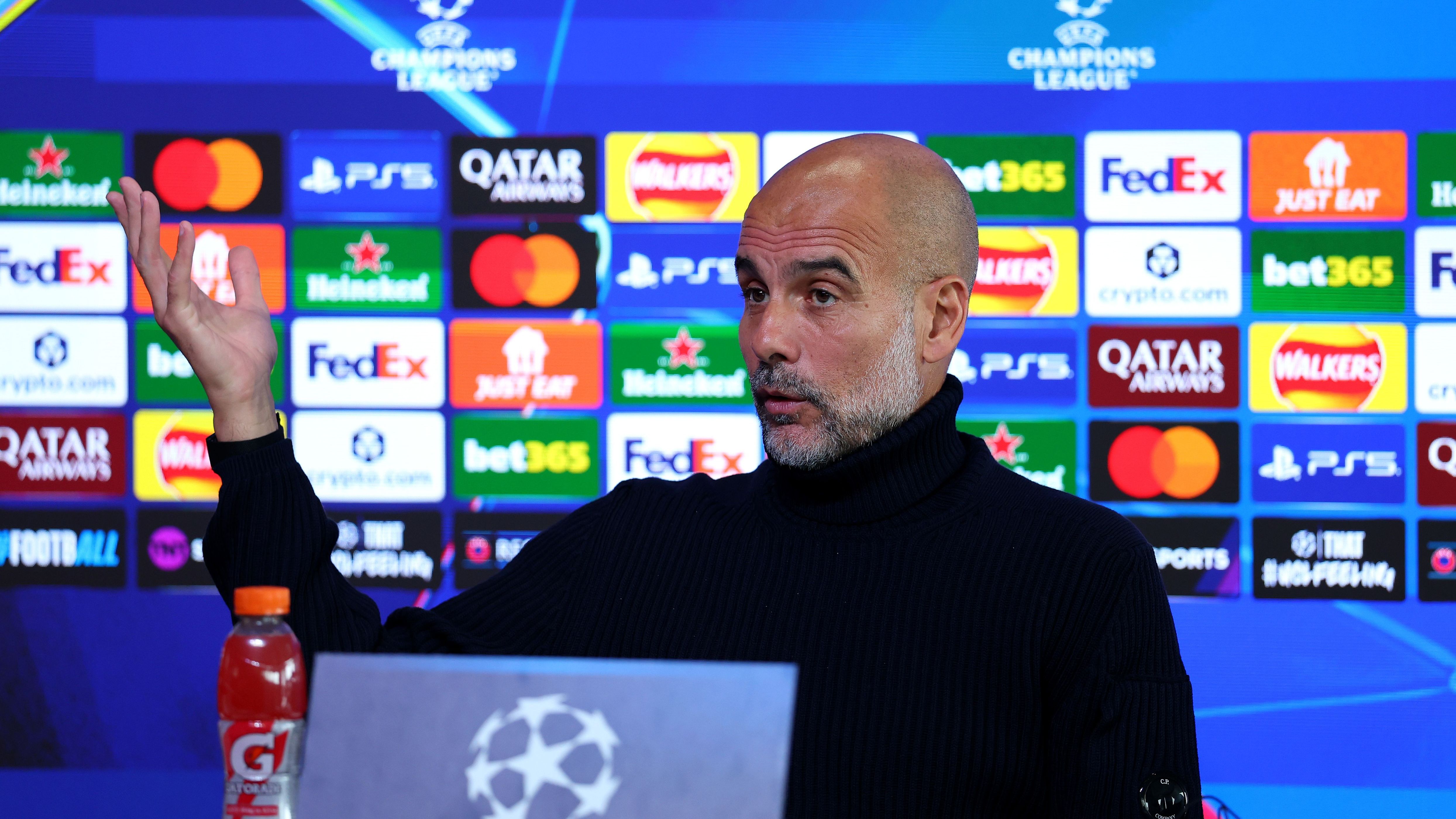 Manchester City Training Session And Press Conference - UEFA Champions League 2025/26 League Phase MD1