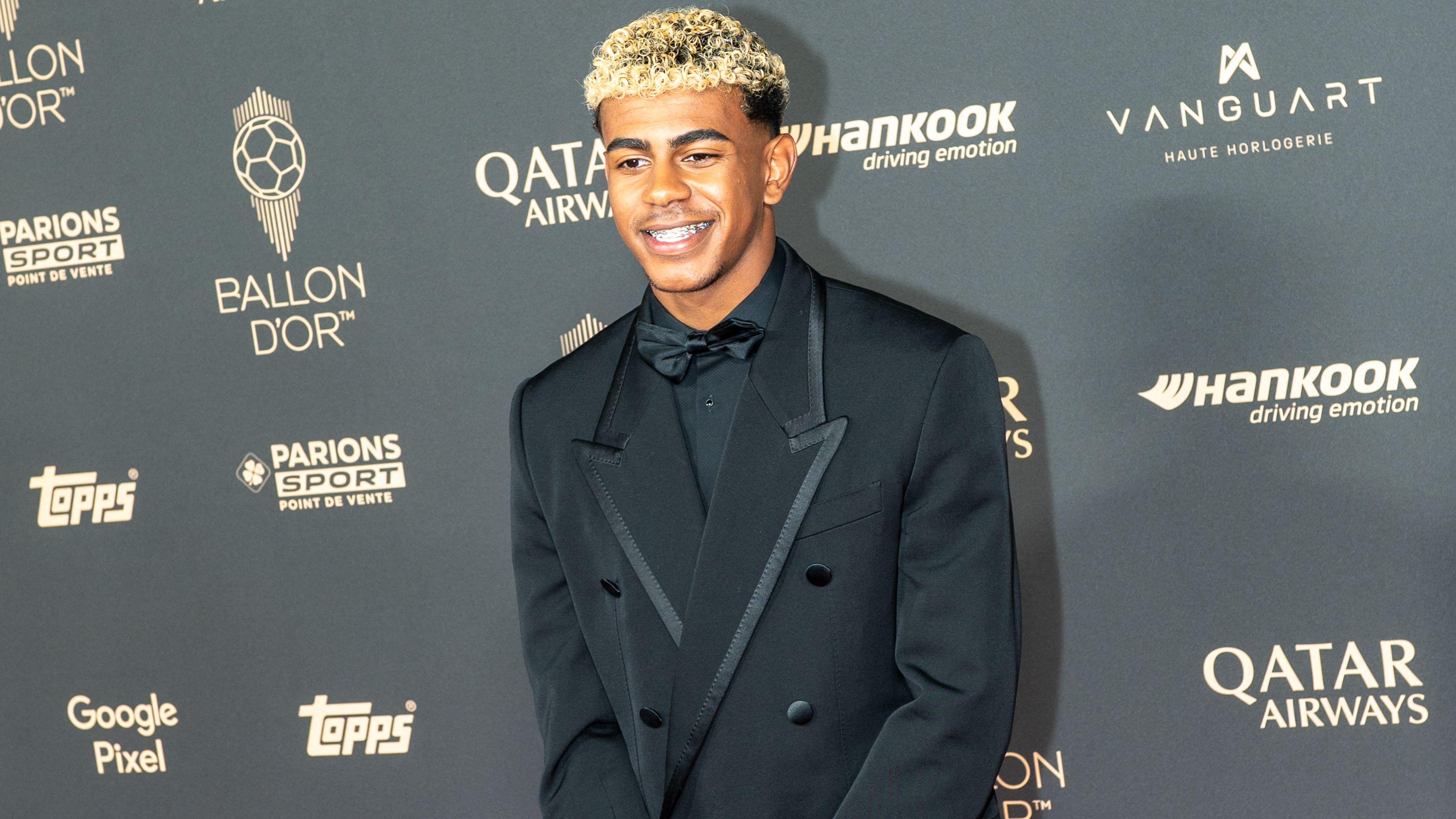 FRANCE-SPORTS-FOOTBALL-BALLON-D-OR-LAMINE-YAMAL-ARRIVAL