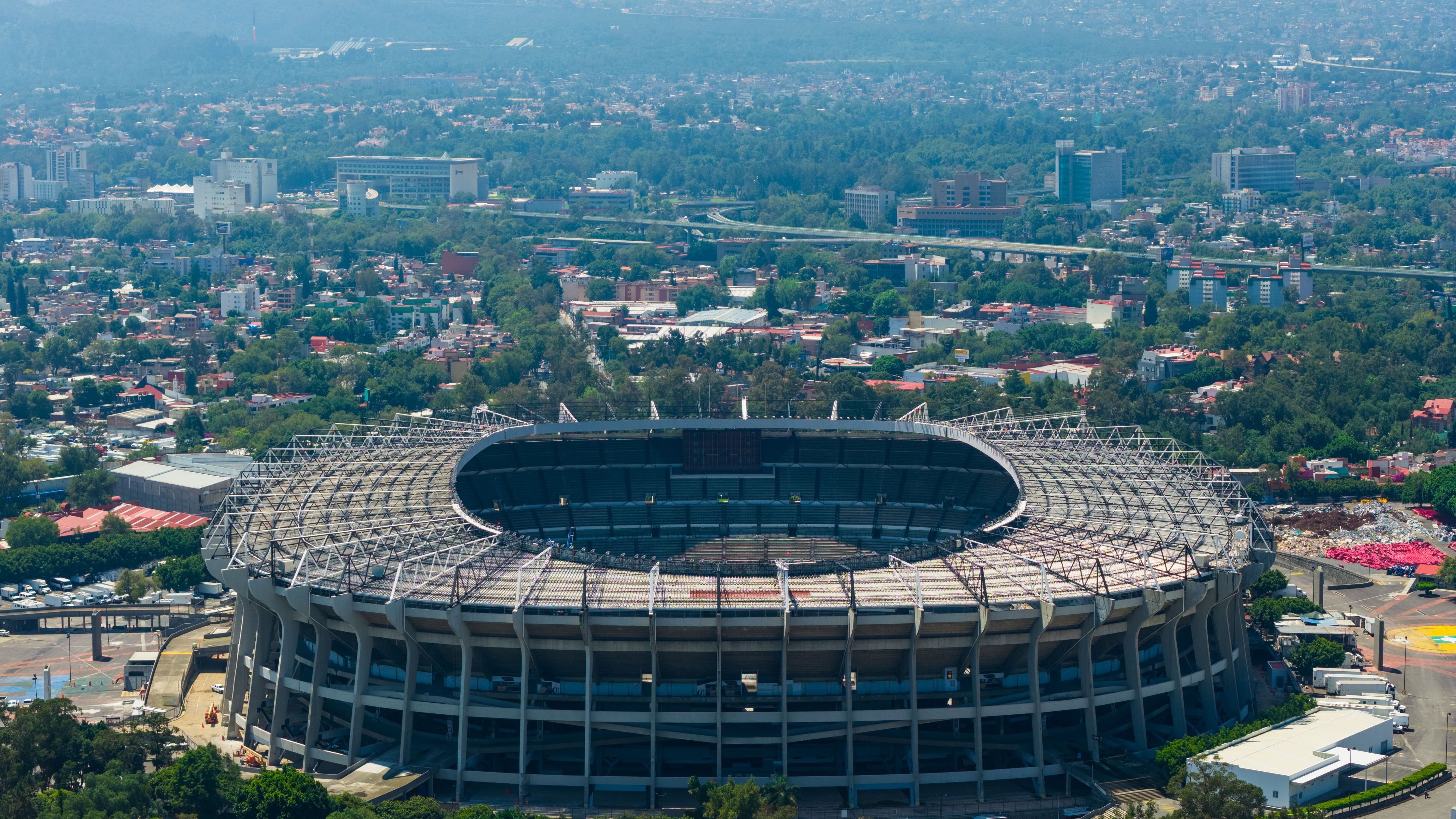 Aerial Views of Estadio Azteca Ahead of 2026 FIFA World Cup