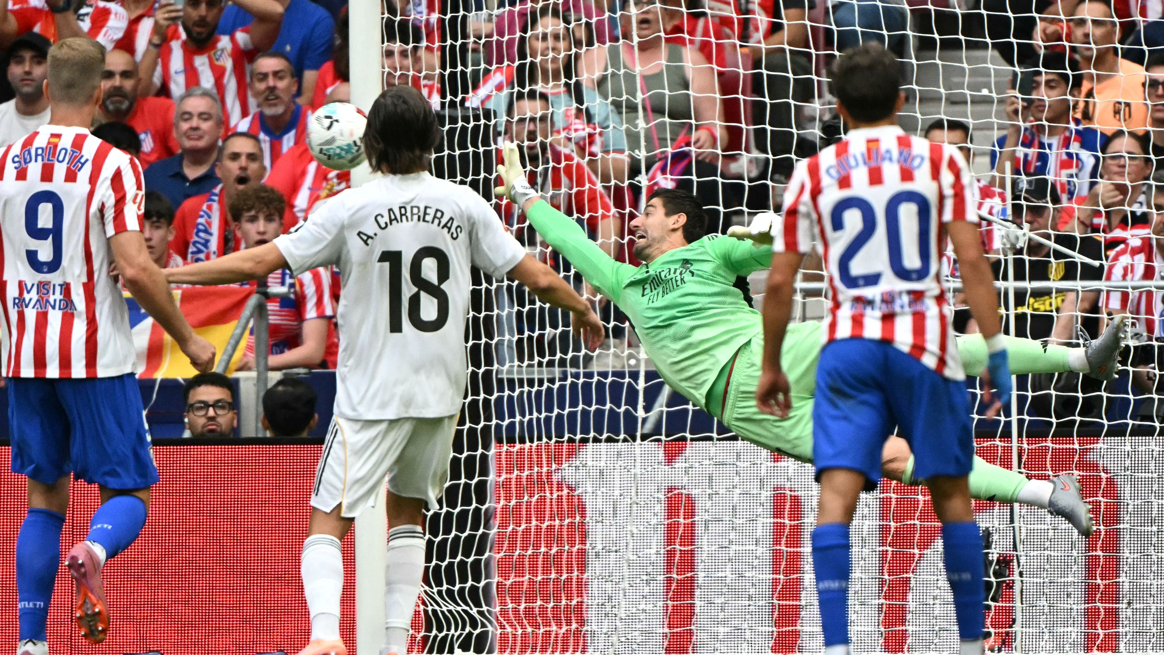 TOPSHOT-FBL-ESP-LIGA-ATLETICO MADRID-REAL MADRID