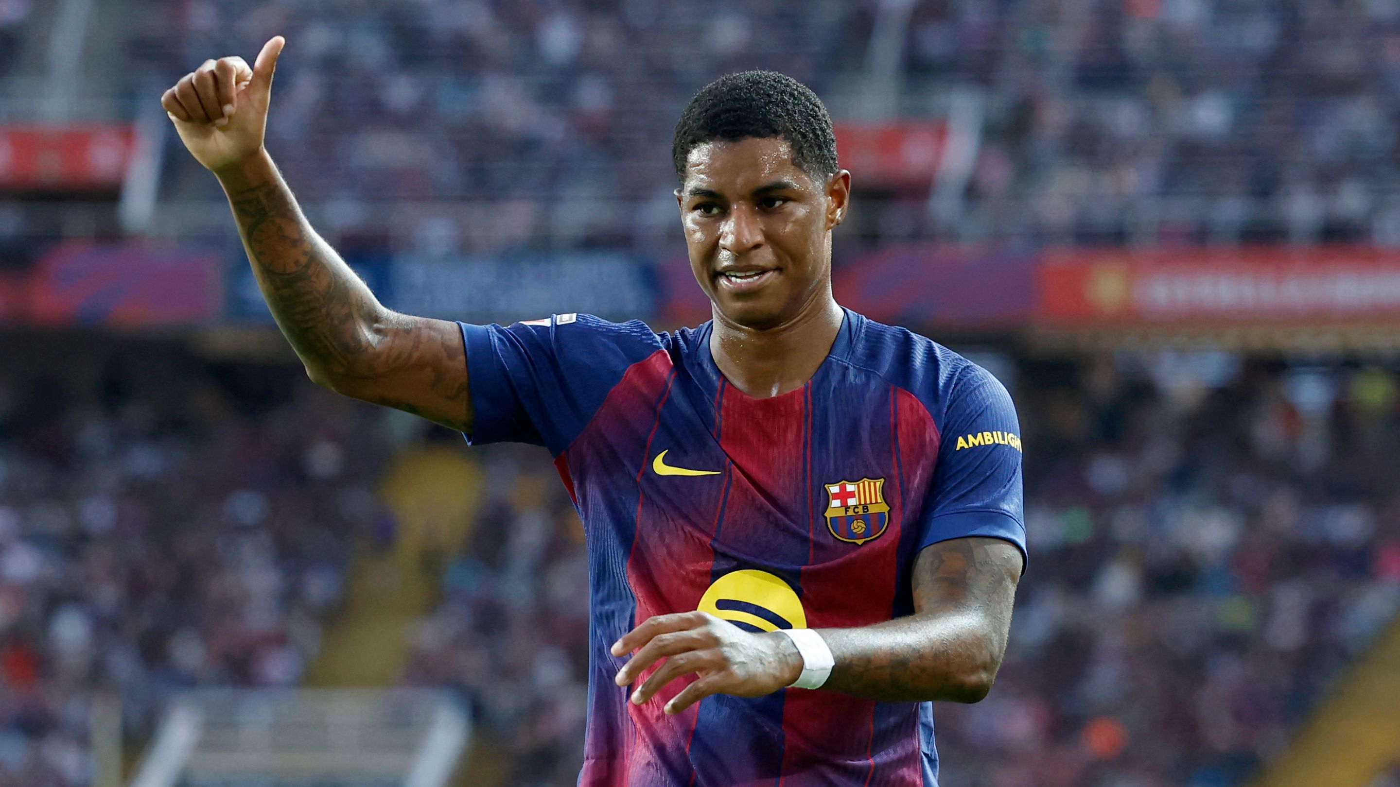 Hansi Flick backs Marcus Rashford to shine in No.9 role amid Ferran Torres injury fear as Barcelona prepare for Champions League & Clasico showdowns | Goal.com UK