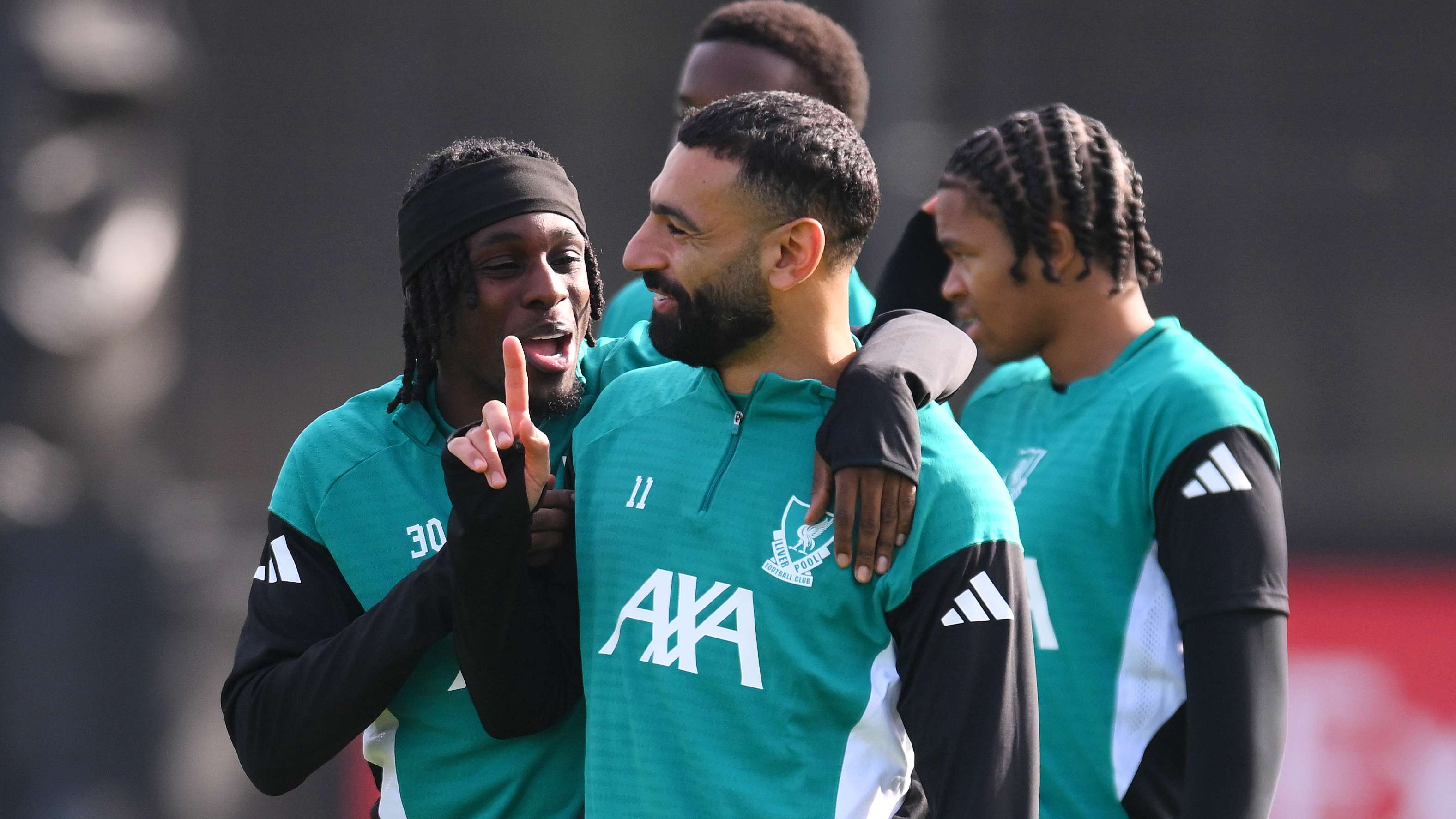 Liverpool FC Training Session And Press Conference - UEFA Champions League 2025/26 League Phase MD2