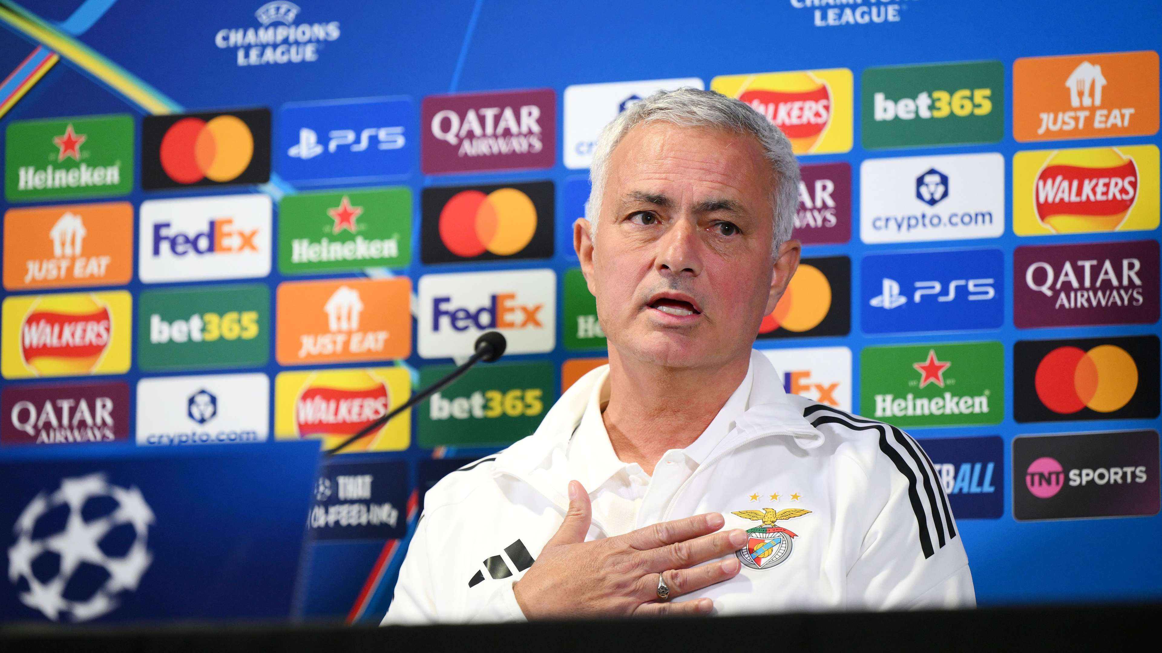 SL Benfica Training Session And Press Conference - UEFA Champions League 2025/26 League Phase MD2