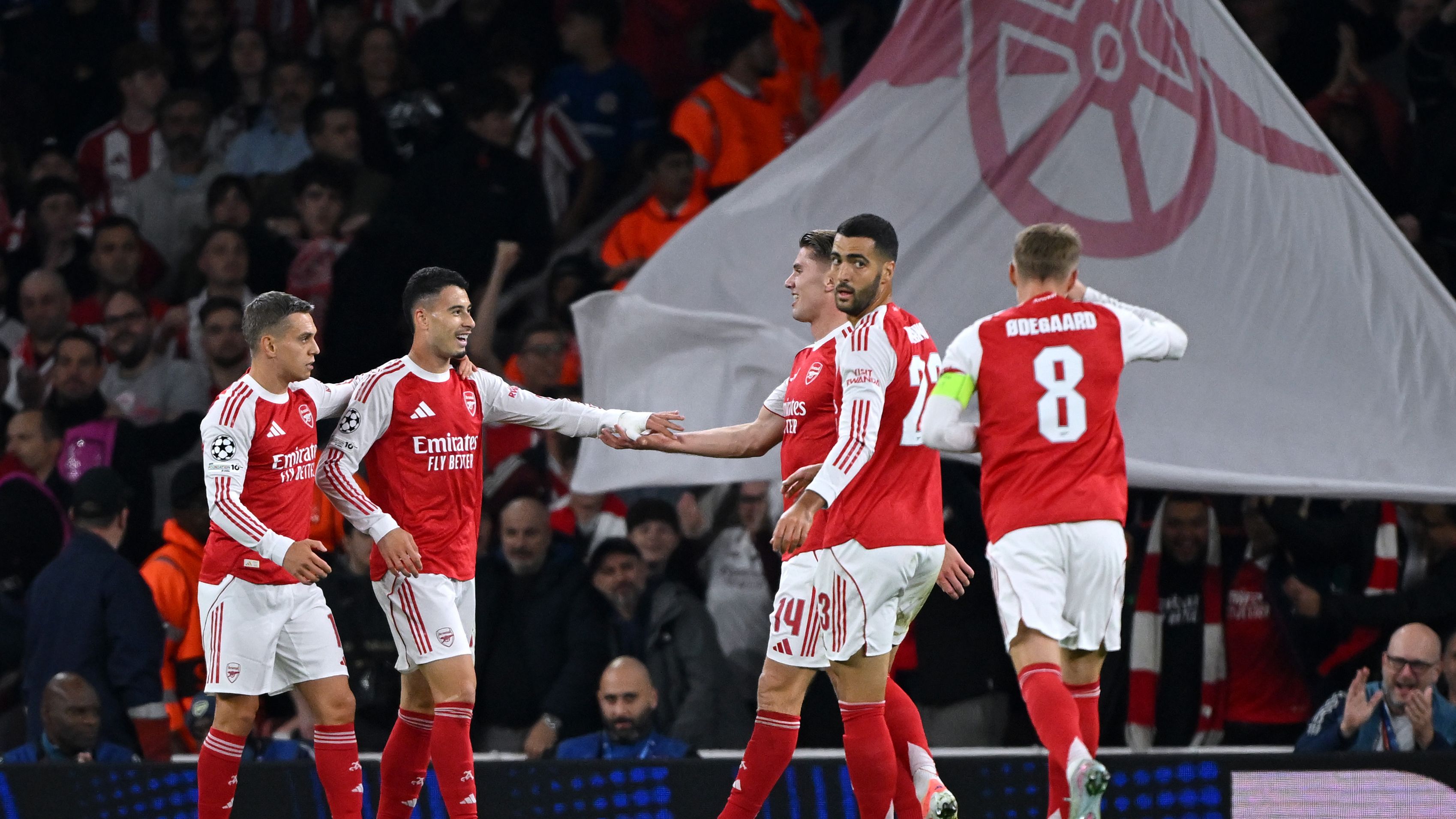 Arsenal FC v Olympiacos FC - UEFA Champions League 2025/26 League Phase MD2