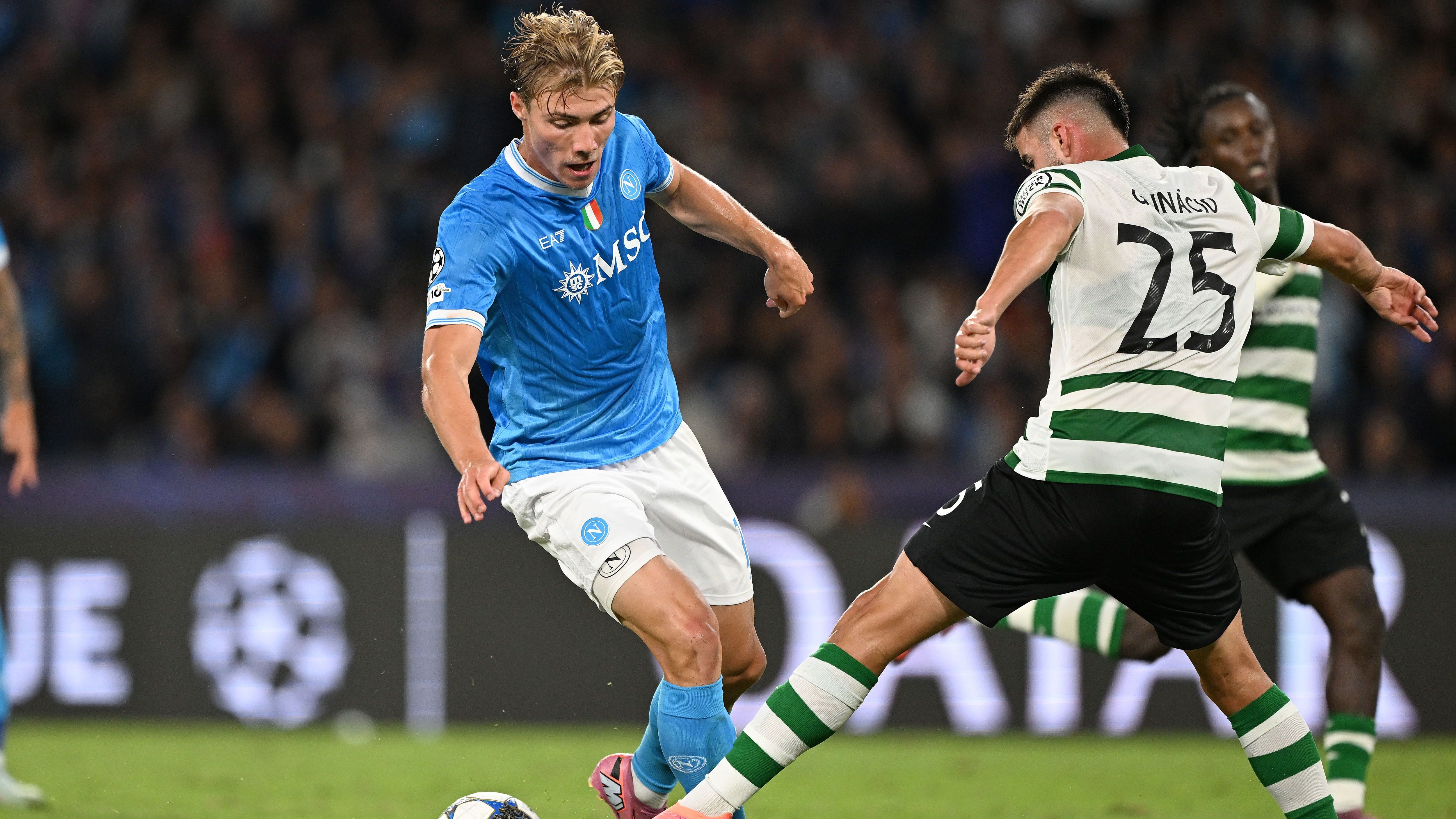 SSC Napoli v Sporting Clube de Portugal - UEFA Champions League 2025/26 League Phase MD2