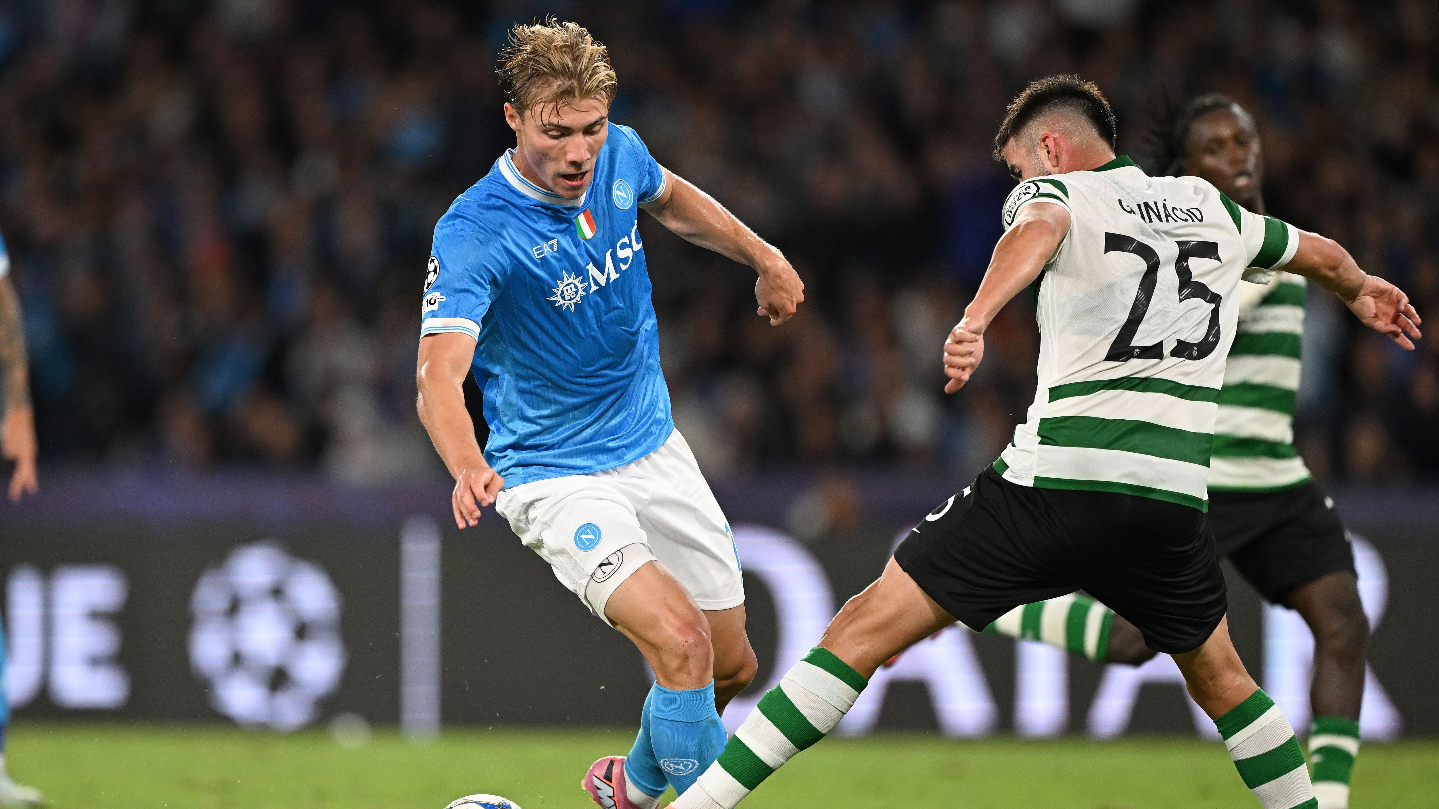 SSC Napoli v Sporting Clube de Portugal - UEFA Champions League 2025/26 League Phase MD2