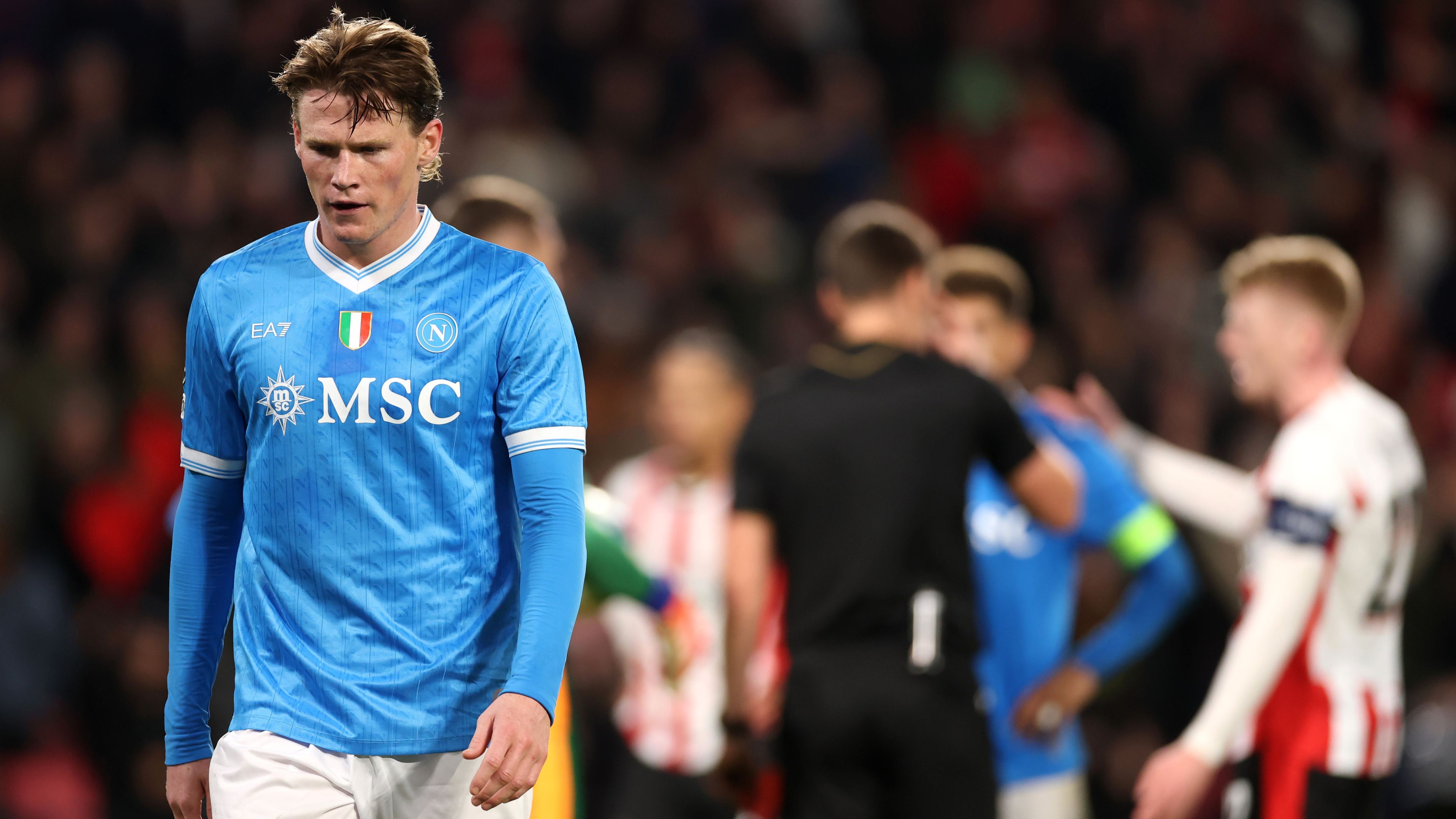 Scott McTominay's big night is overshadowed! Napoli battered 6-2 by PSV in Champions League despite ex-Man Utd midfielder scoring brace | Goal.com UK