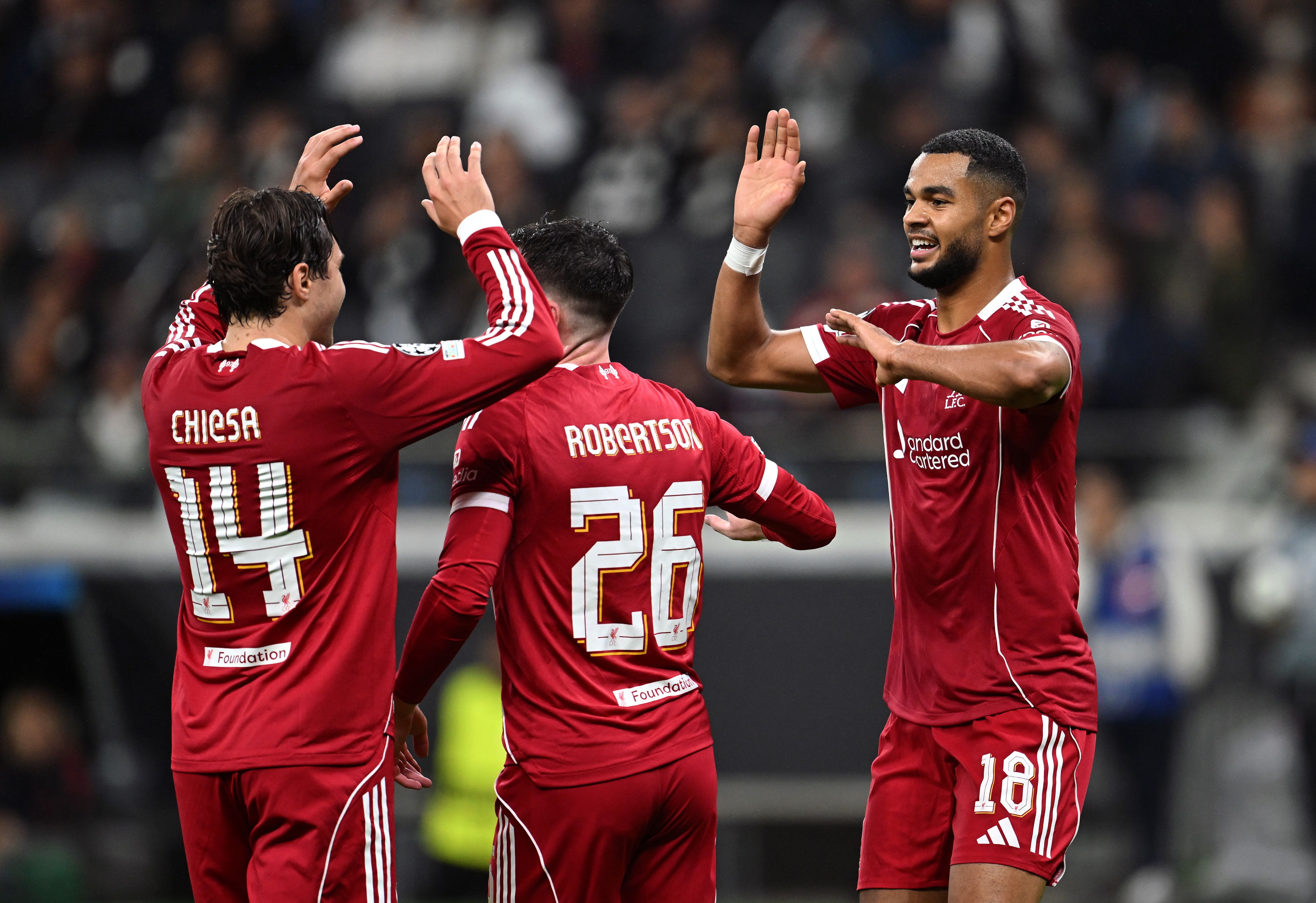 Eintracht Frankfurt v Liverpool FC - UEFA Champions League 2025/26 League Phase MD3