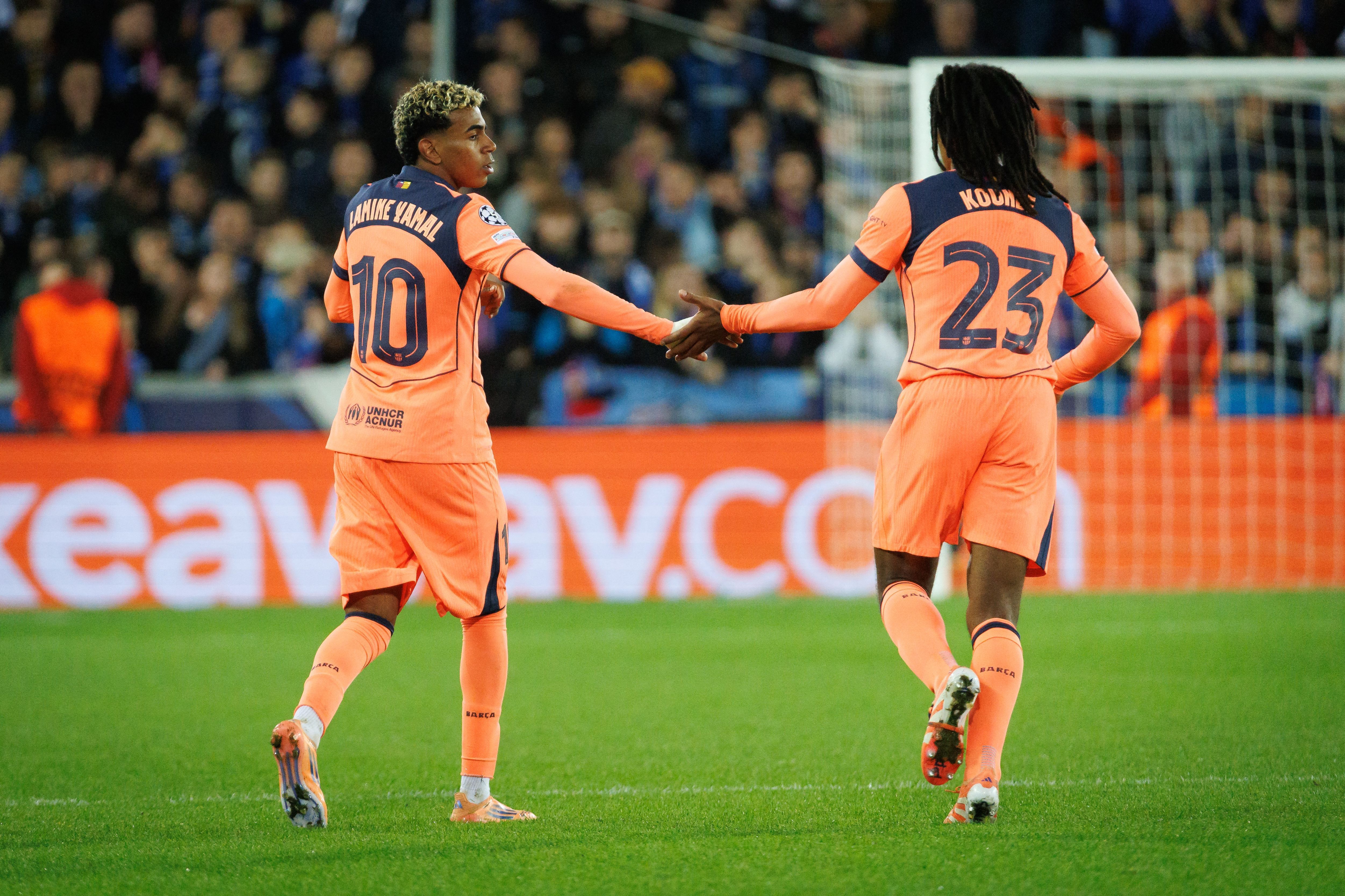 SOCCER CL D4 CLUB BRUGGE VS BARCELONA