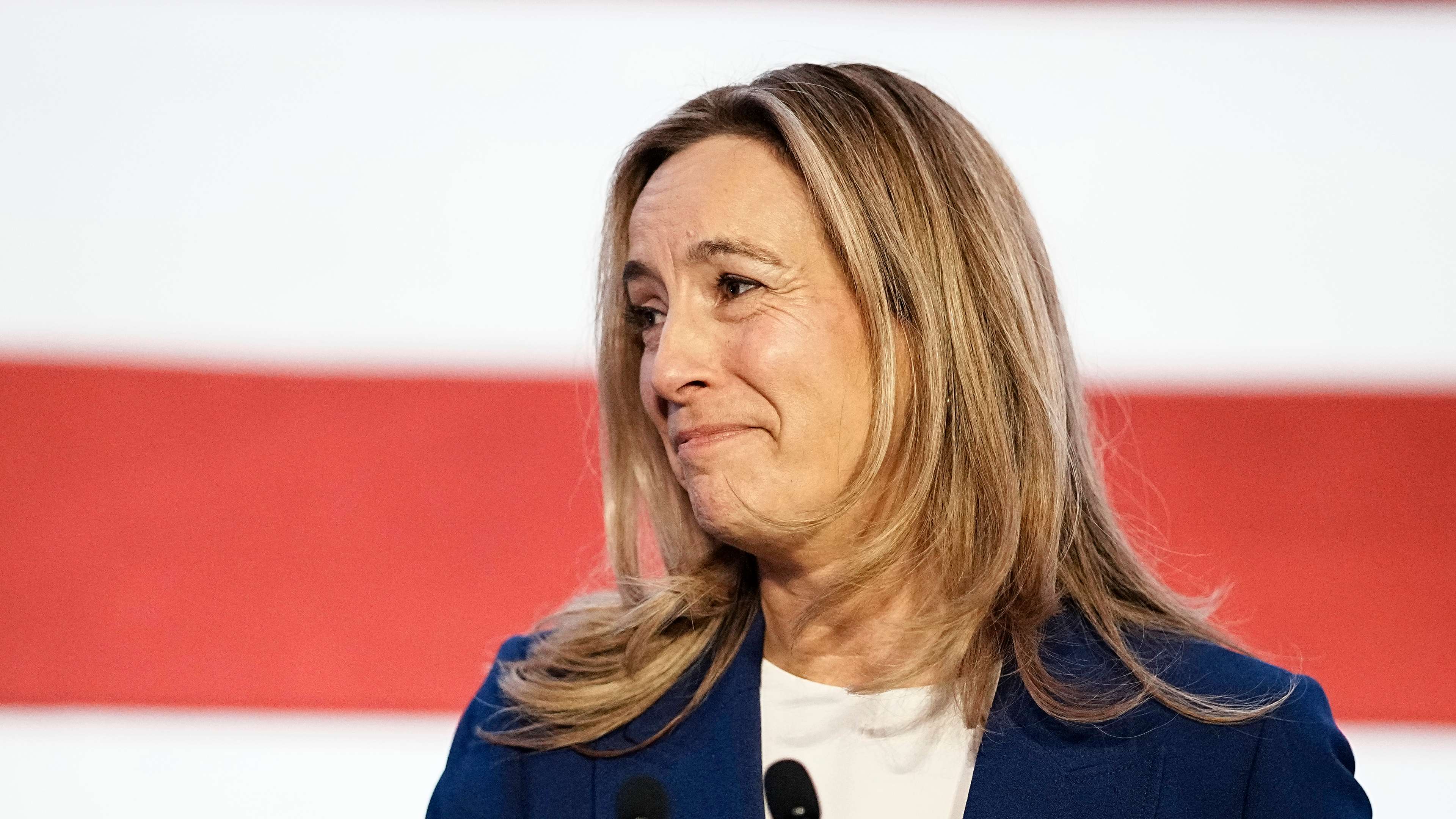 New Jersey Gubernatorial Candidate Mikie Sherrill Holds Election Night Party